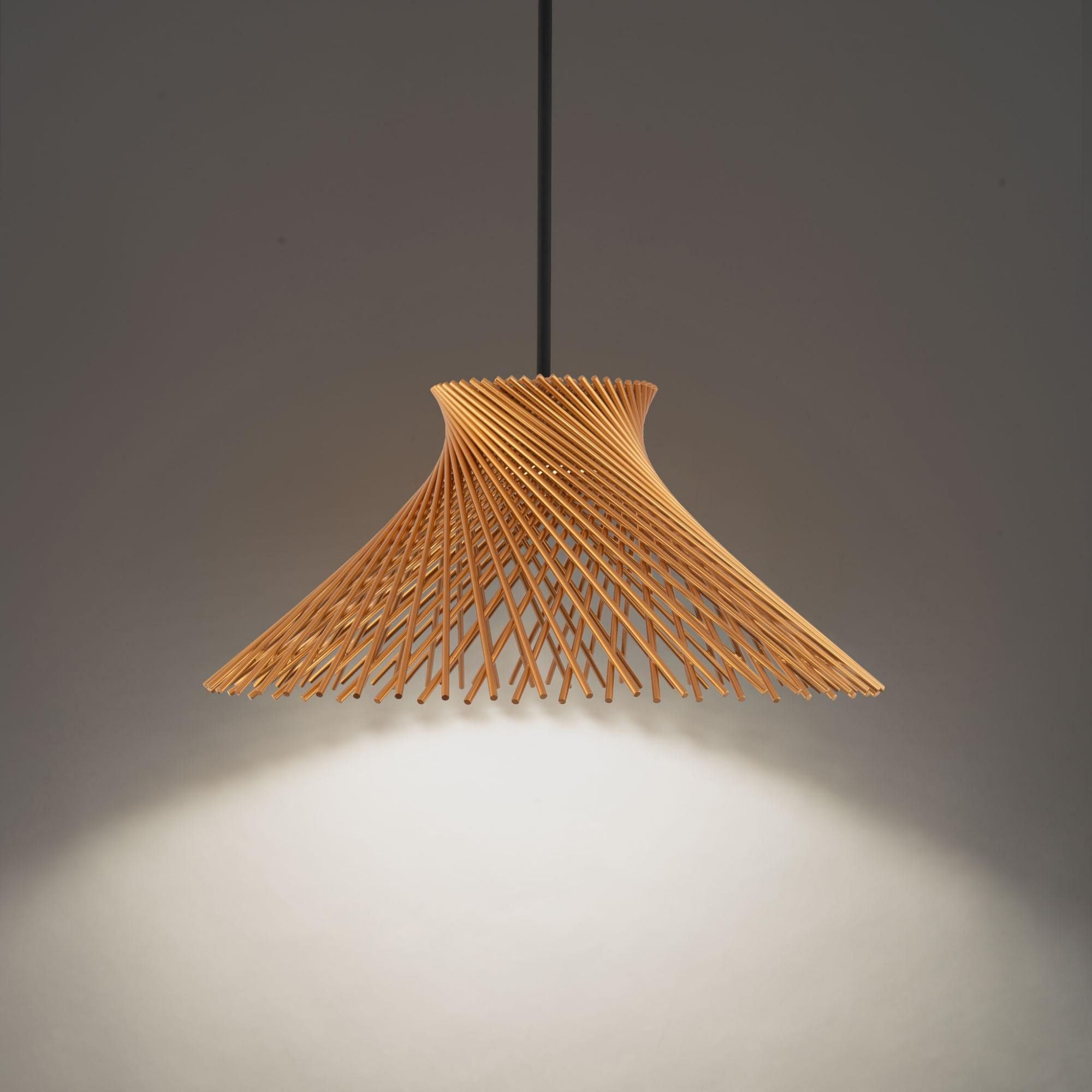 Zenya 23in LED 1 Light Pendant 3000K in Gold