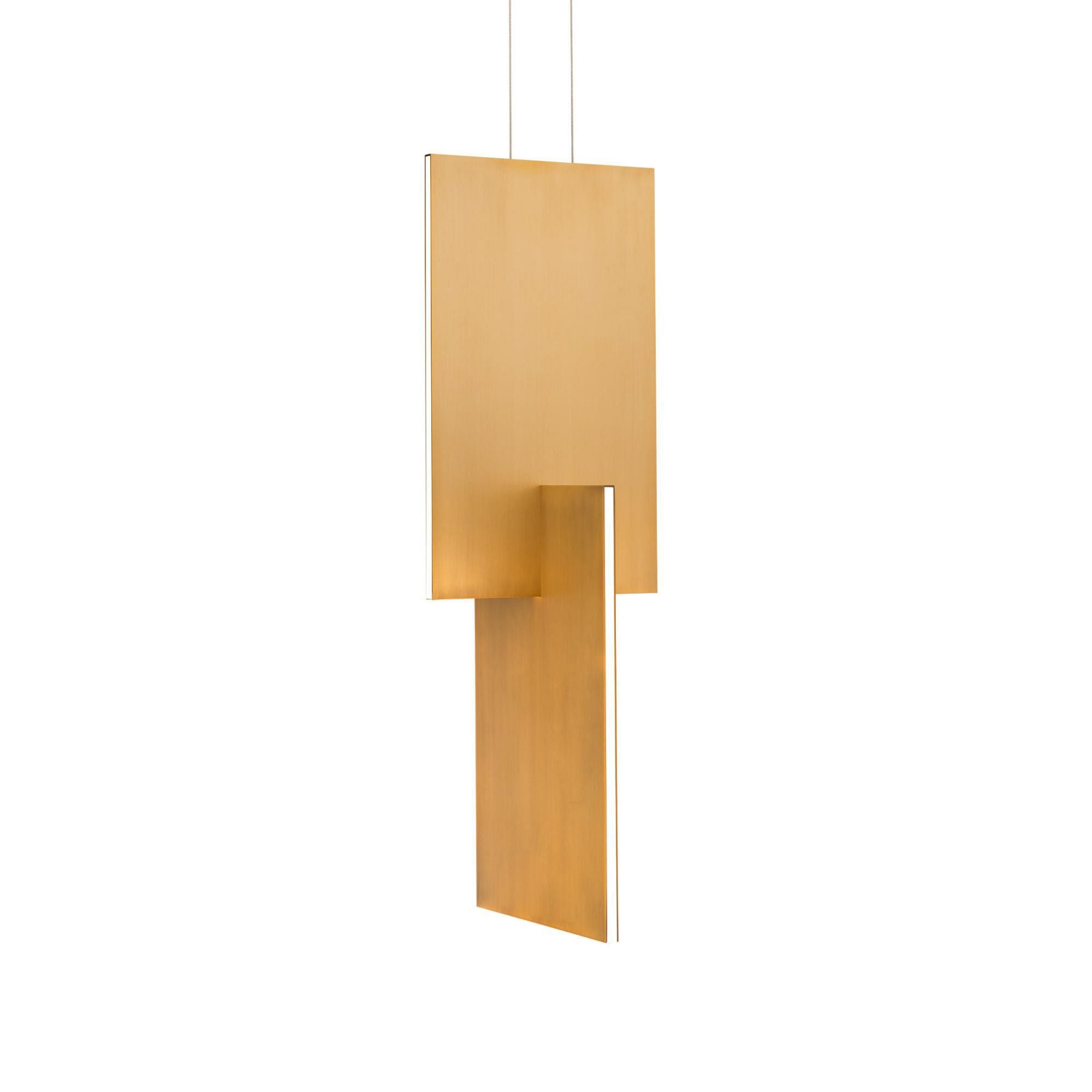 Amari 11in LED Mini Pendant 3000K in Aged Brass