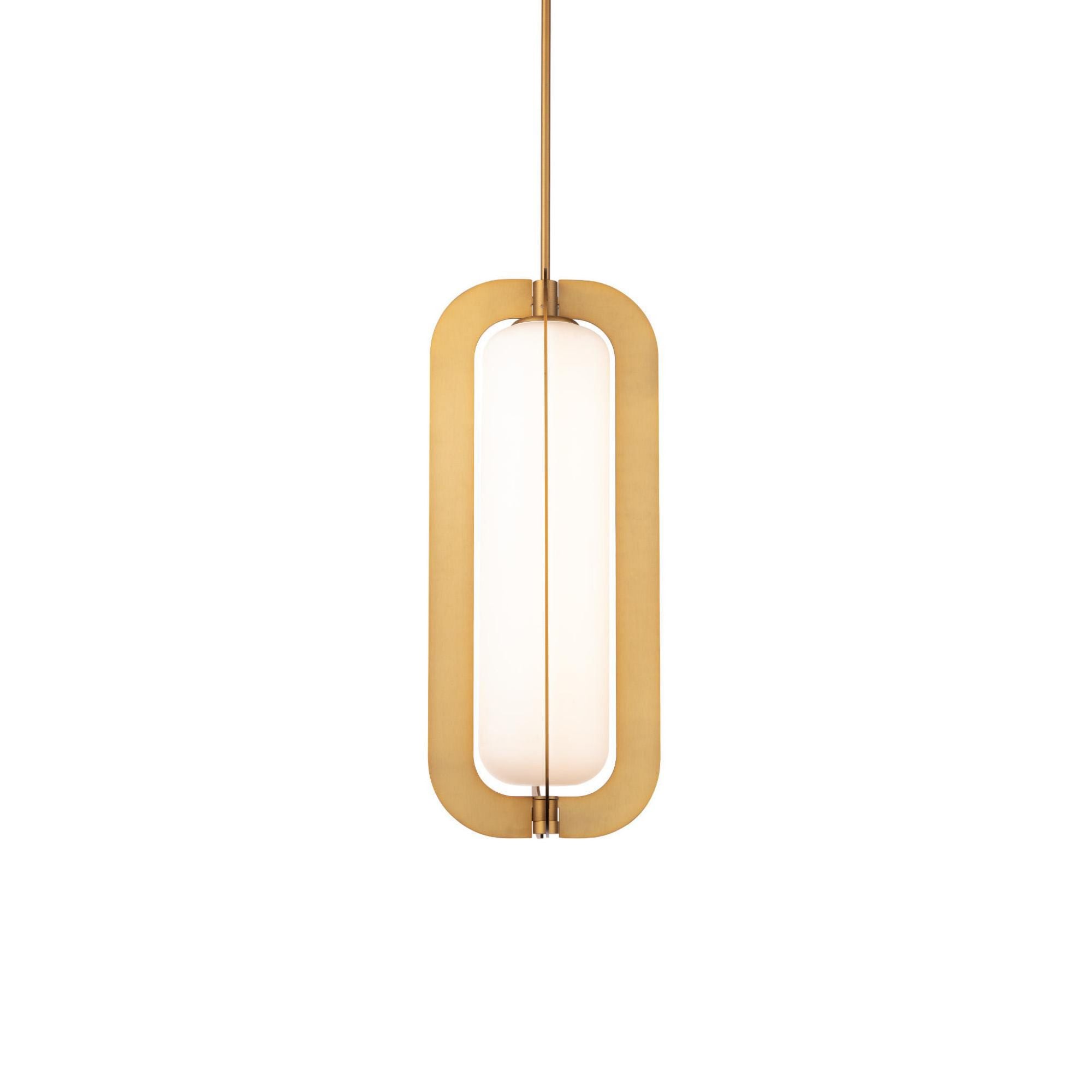 Echelon 22in LED Pendant 3000K in Aged Brass