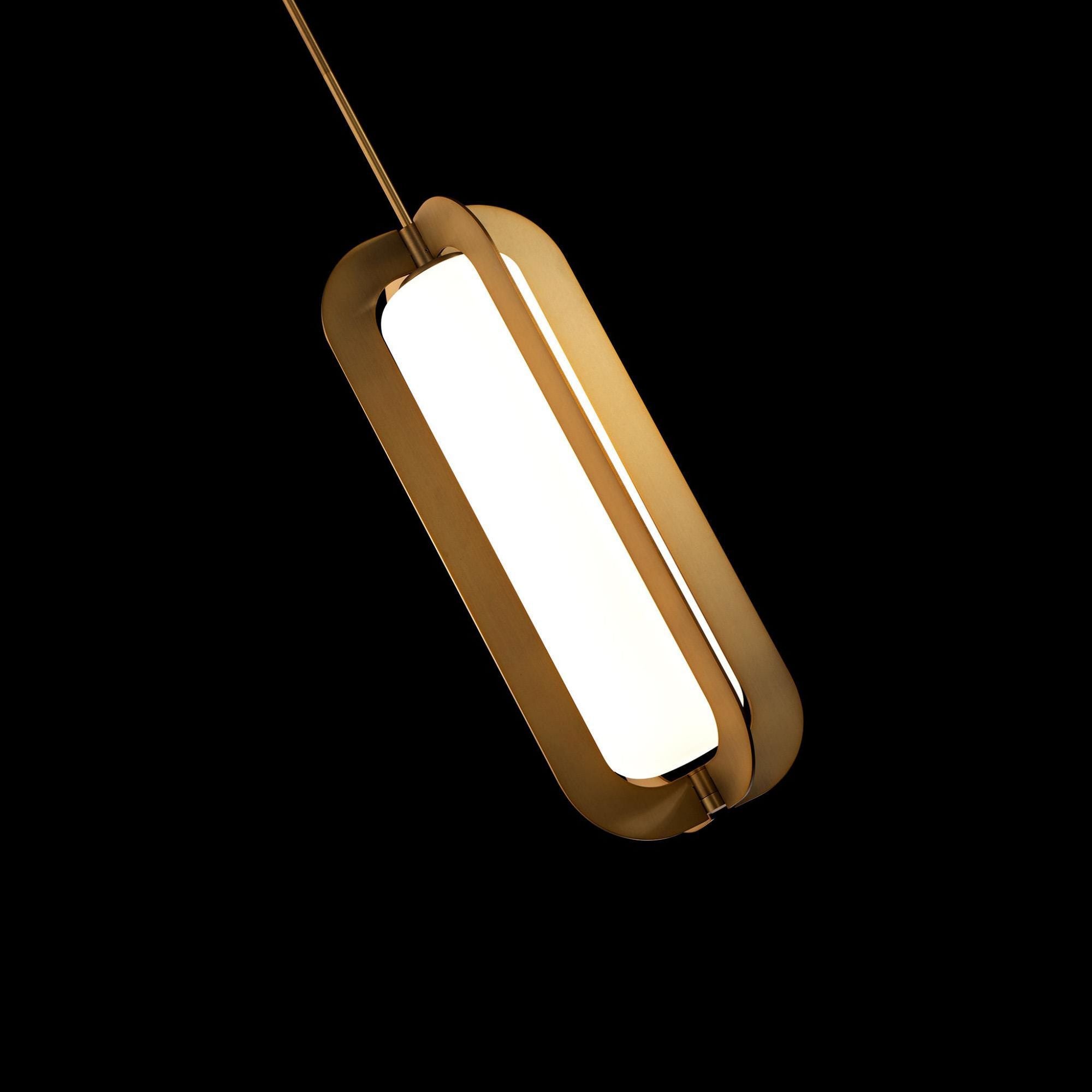 Echelon 22in LED Pendant 3000K in Aged Brass