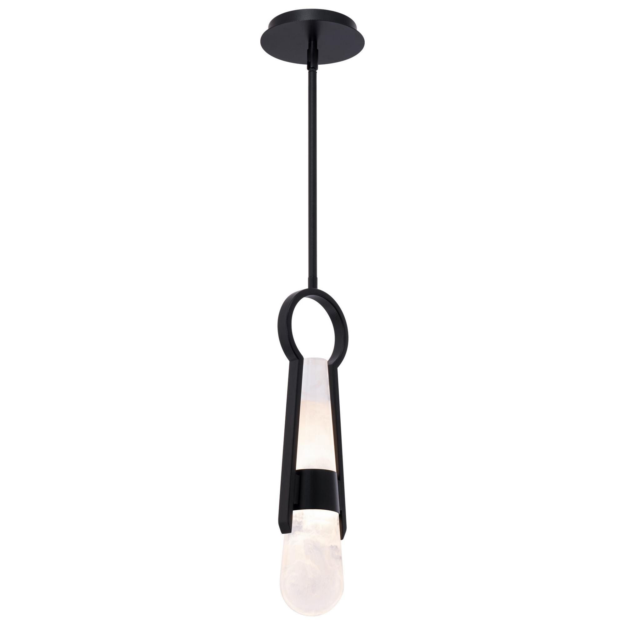 Ezra 4in LED Mini Pendant 3000K in Black