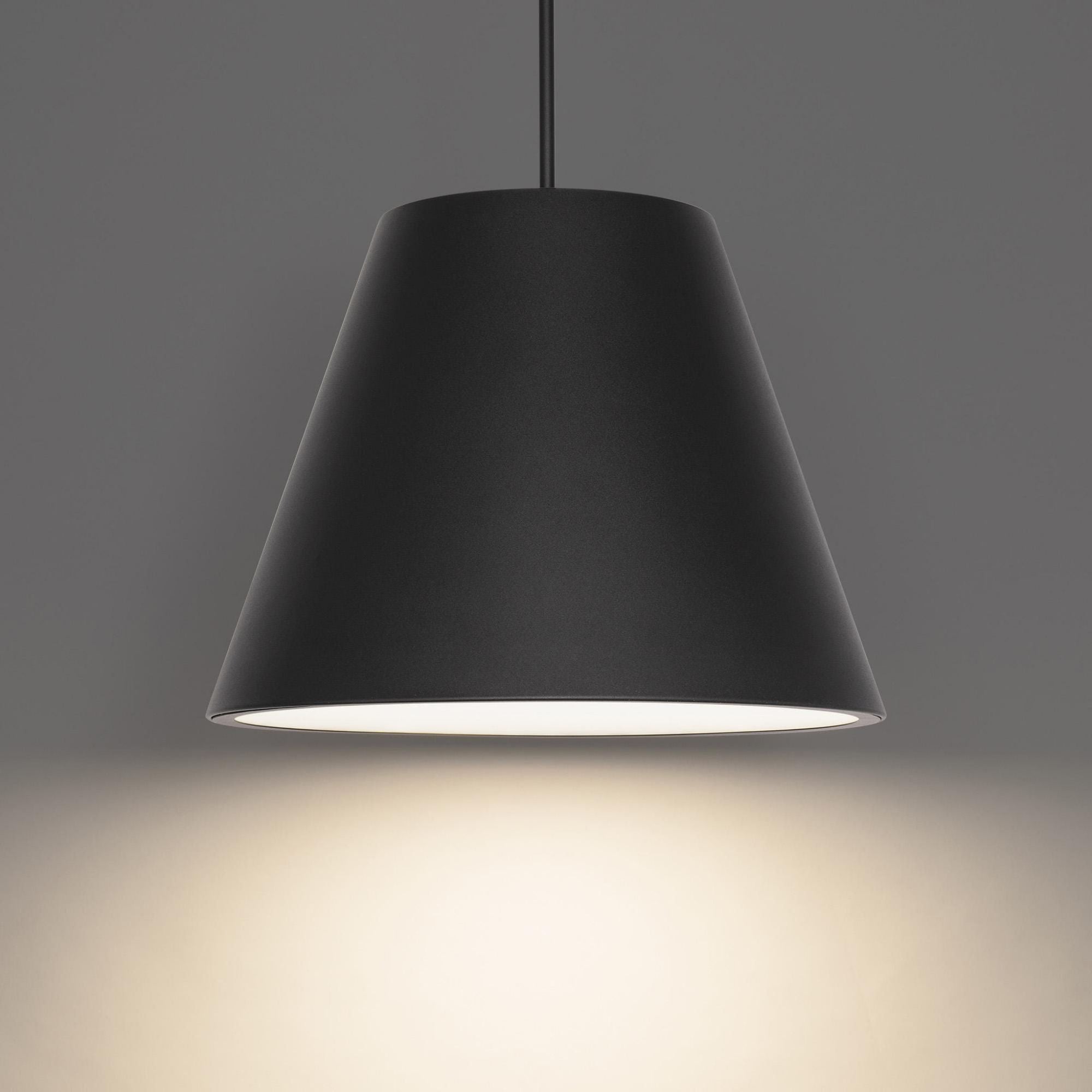Myla 20in LED Outdoor Pendant 3000K in Black