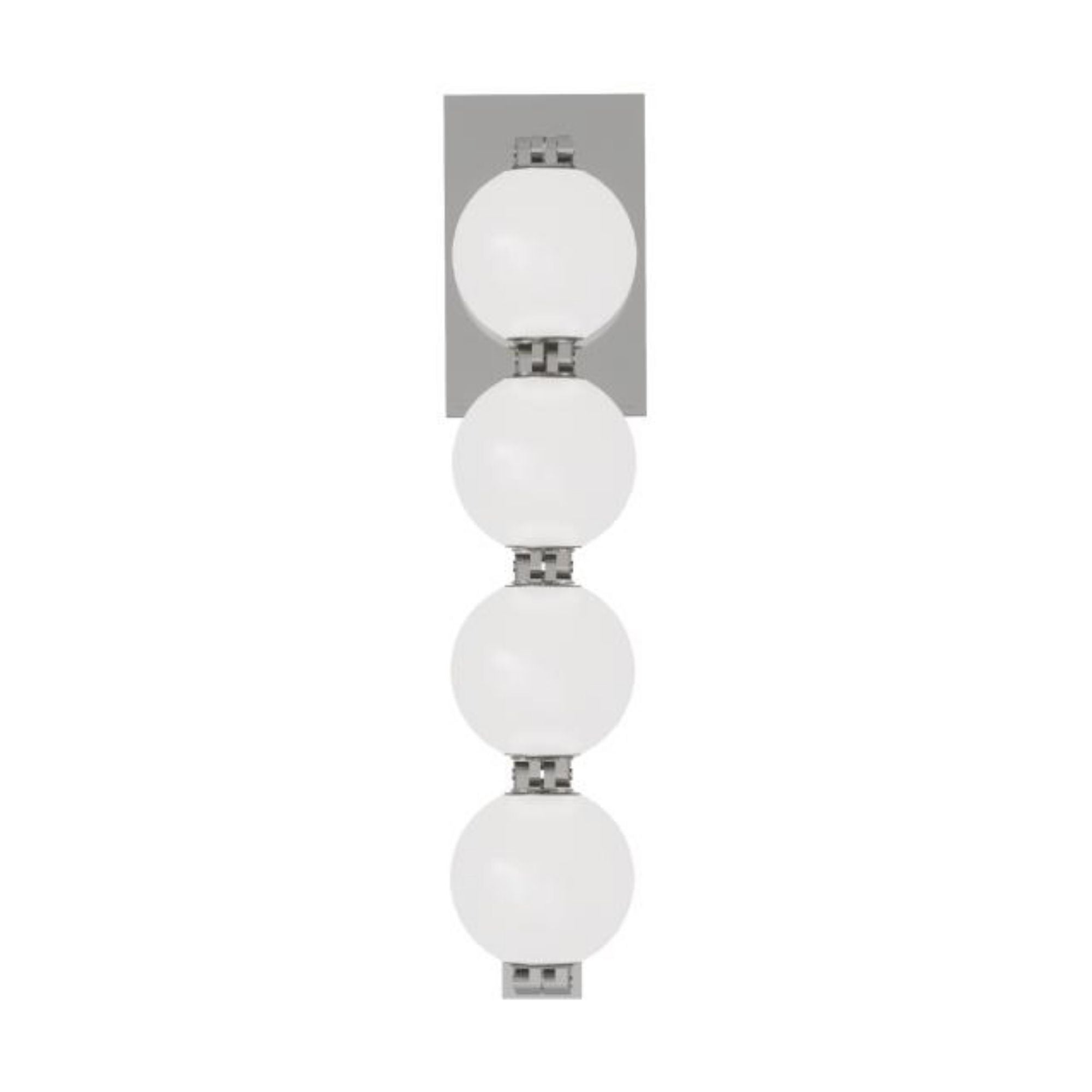 Perle 15 Sconce Wall Collection 1-Light 2700K Polished Nickel by Sean Lavin