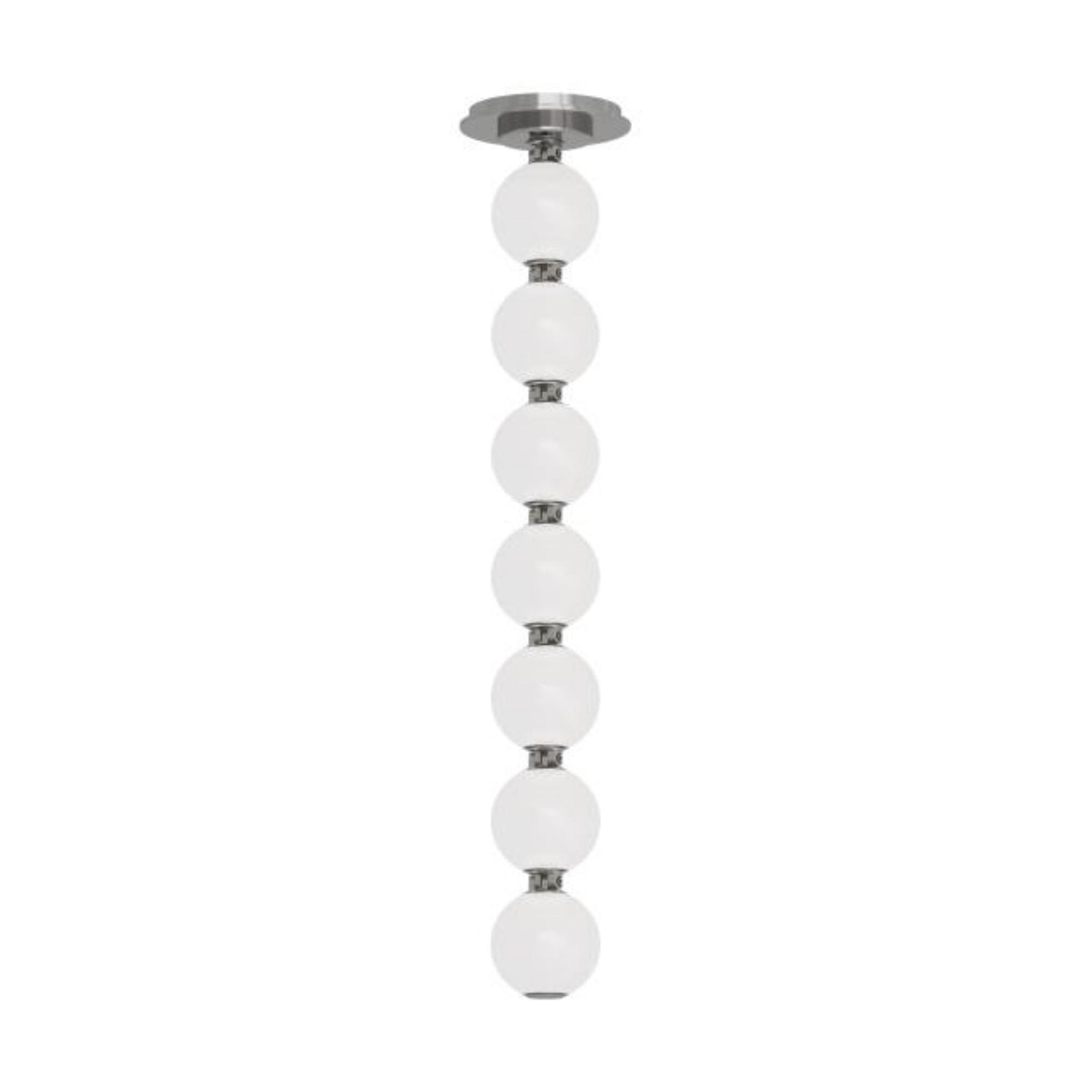 Perle 24 Pendant Line-Voltage Pendants/Suspension 1-Light 2700K Polished Nickel by Sean Lavin