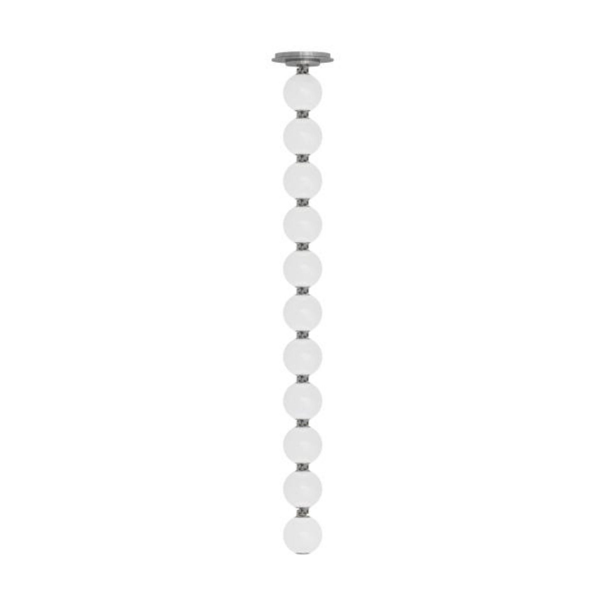 Perle 36 Pendant Line-Voltage Pendants/Suspension 1-Light 2700K Polished Nickel by Sean Lavin