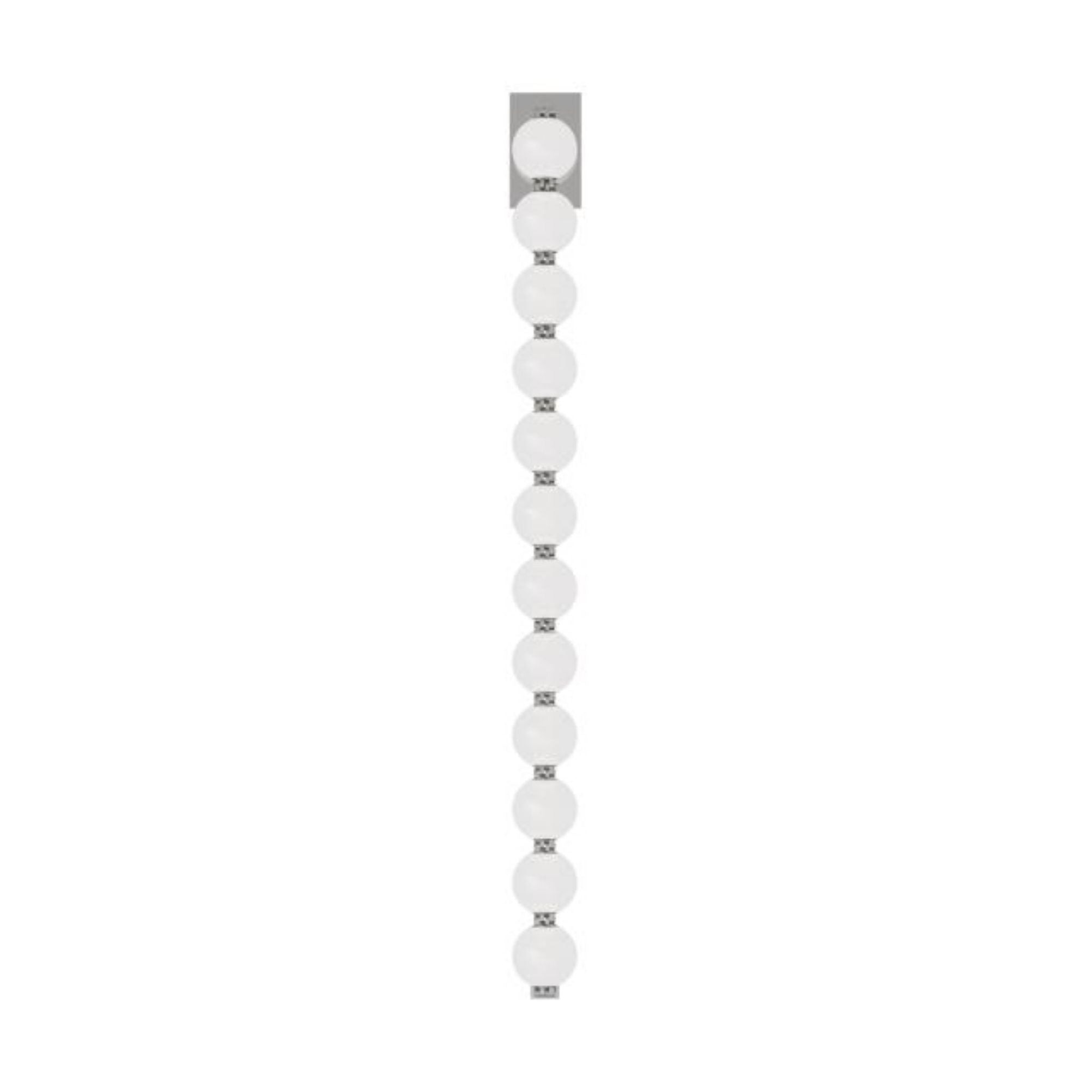 Perle 40 Sconce Wall Collection 1-Light 2700K Polished Nickel by Sean Lavin
