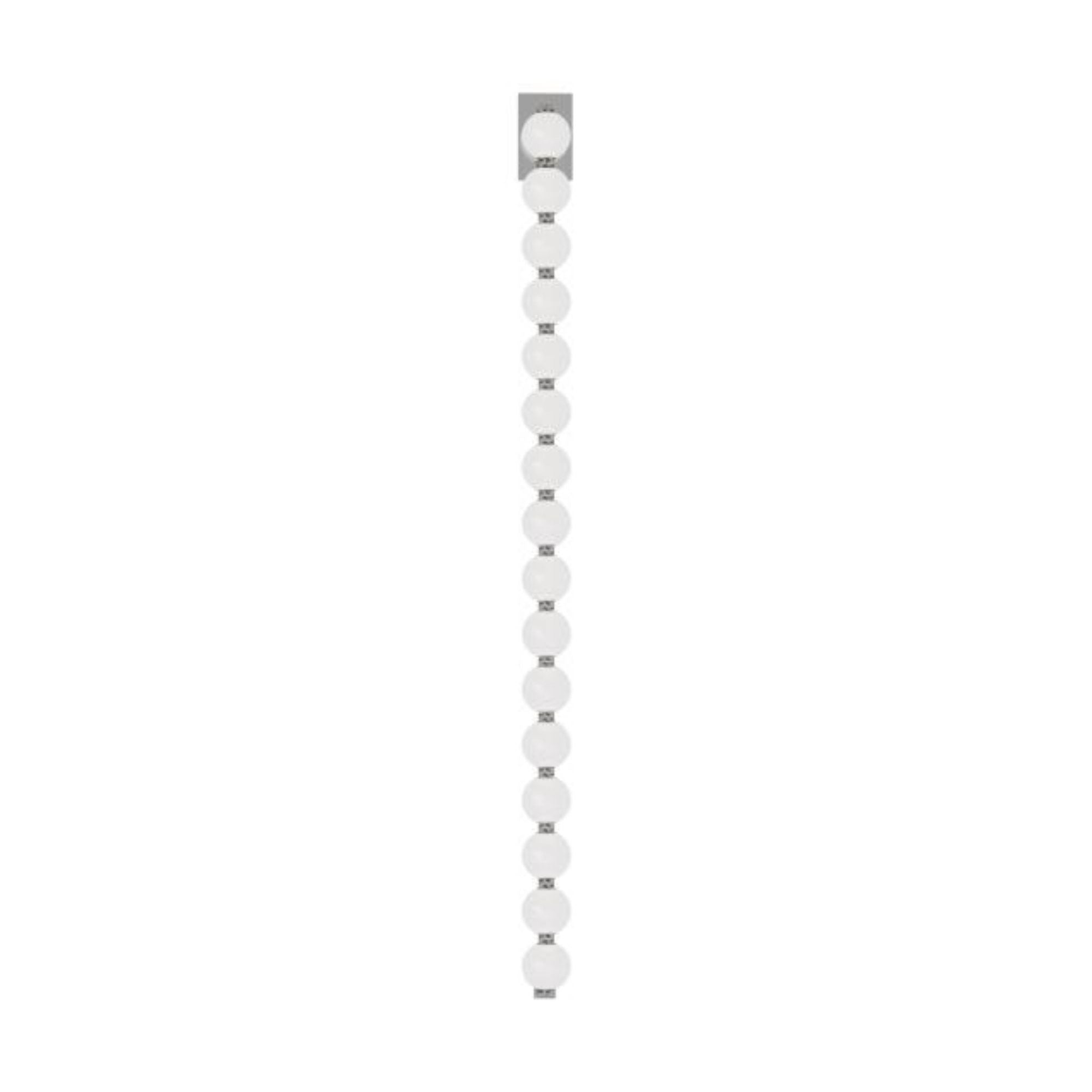 Perle 53 Sconce Wall Collection 1-Light 2700K Polished Nickel by Sean Lavin