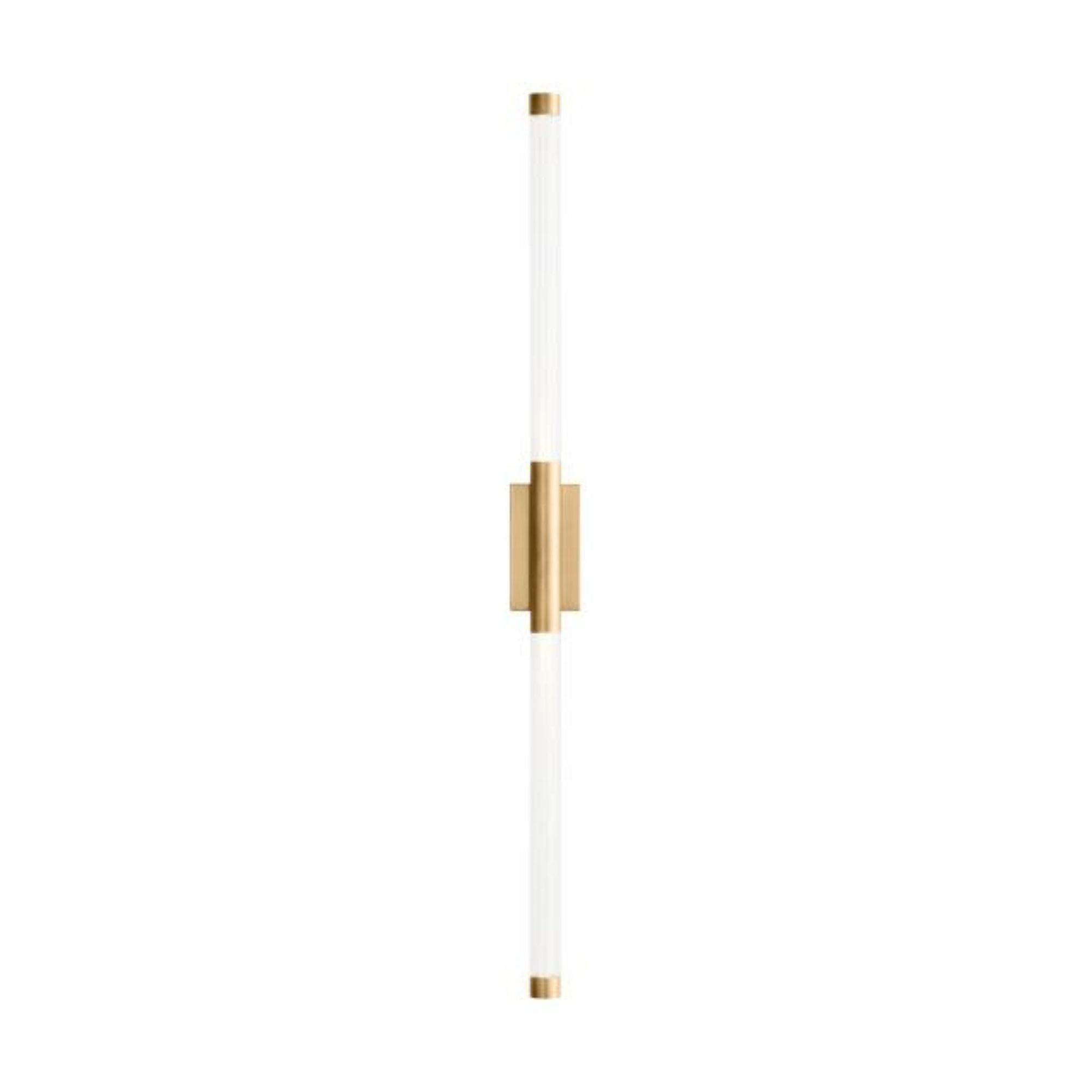 Phobos 2 Light Wall Sconce Line-Voltage Pendants/Suspension 2-Light LED 2700K Natural Brass by Kelly Wearstler