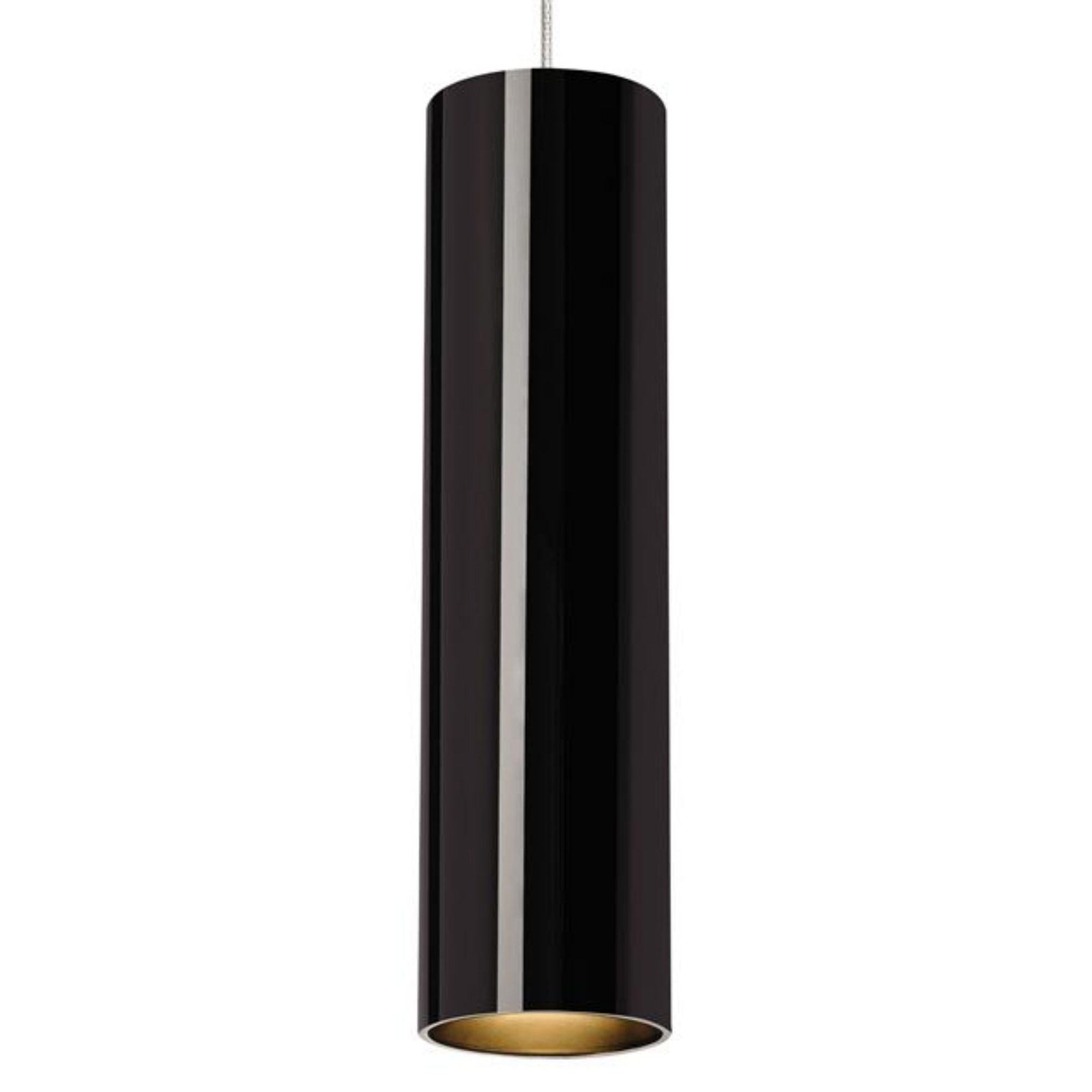 Piper Pendant FreeJack 1-Light Black/Satin Nickel
