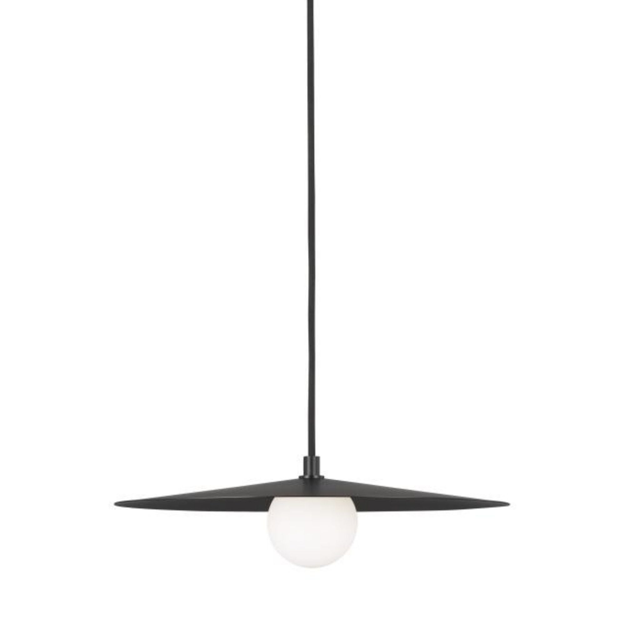 Pirlo Pendant Line-Voltage Pendants/Suspension 1-Light Matte Black by Sean Lavin
