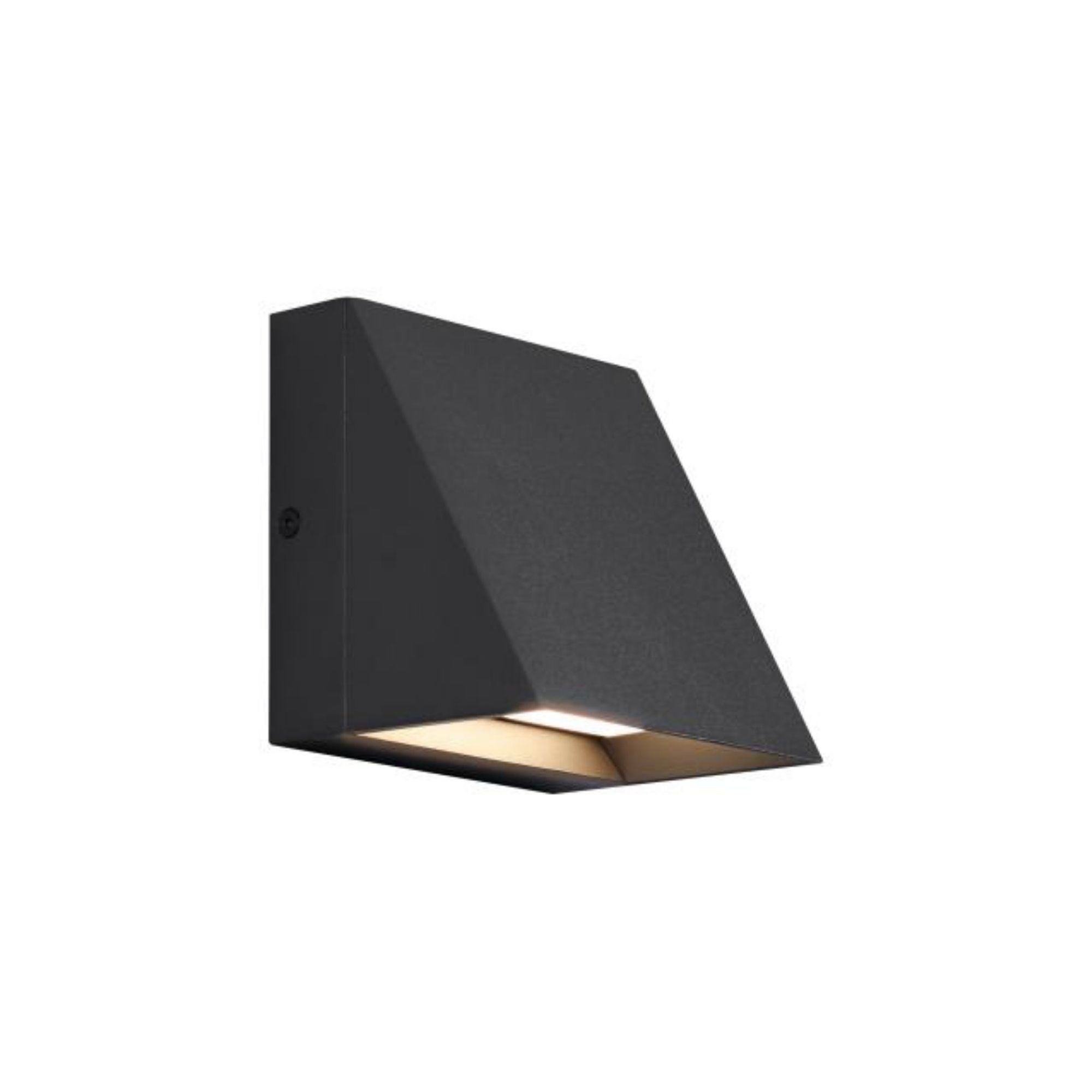 Pitch Single Outdoor Wall Outdoor 1-Light LED 3000K Black by Sean Lavin