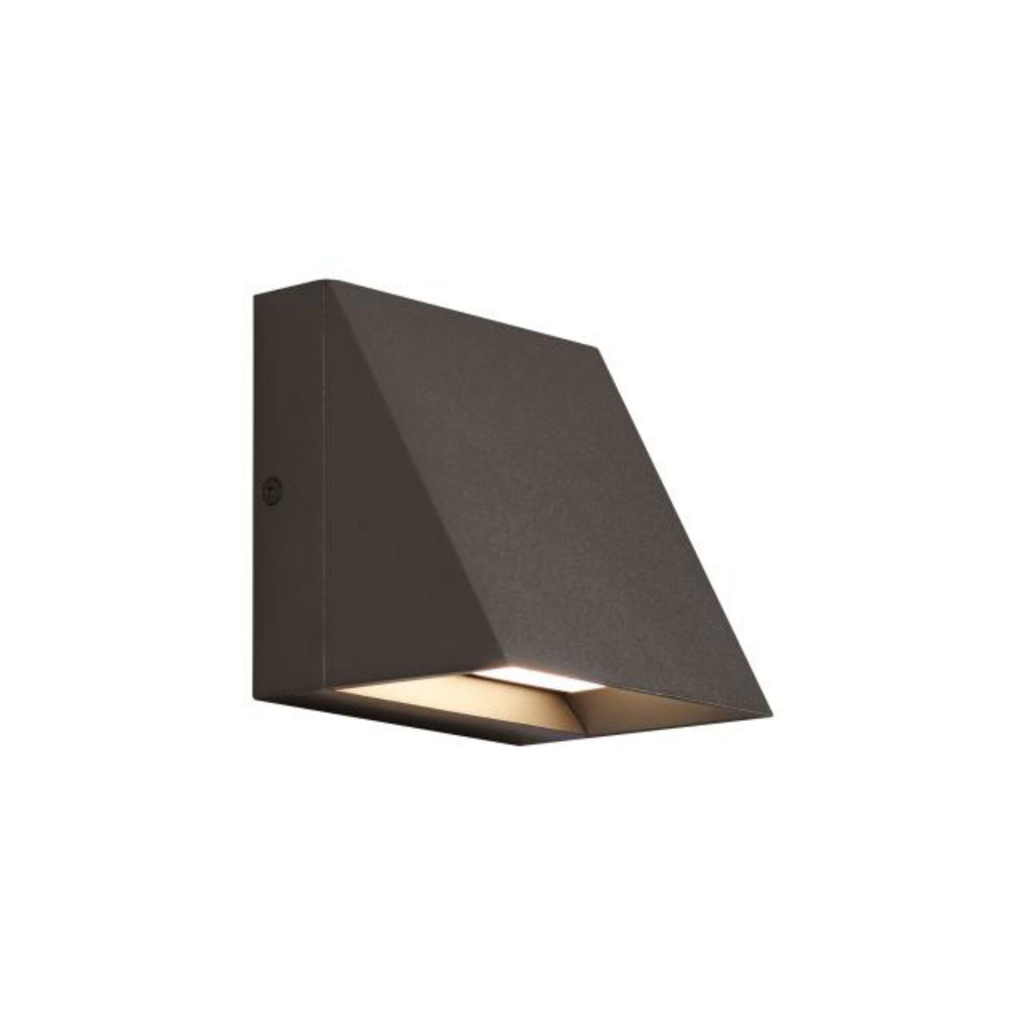 Pitch Single Outdoor Wall Outdoor 1-Light LED 2700K Bronze by Sean Lavin