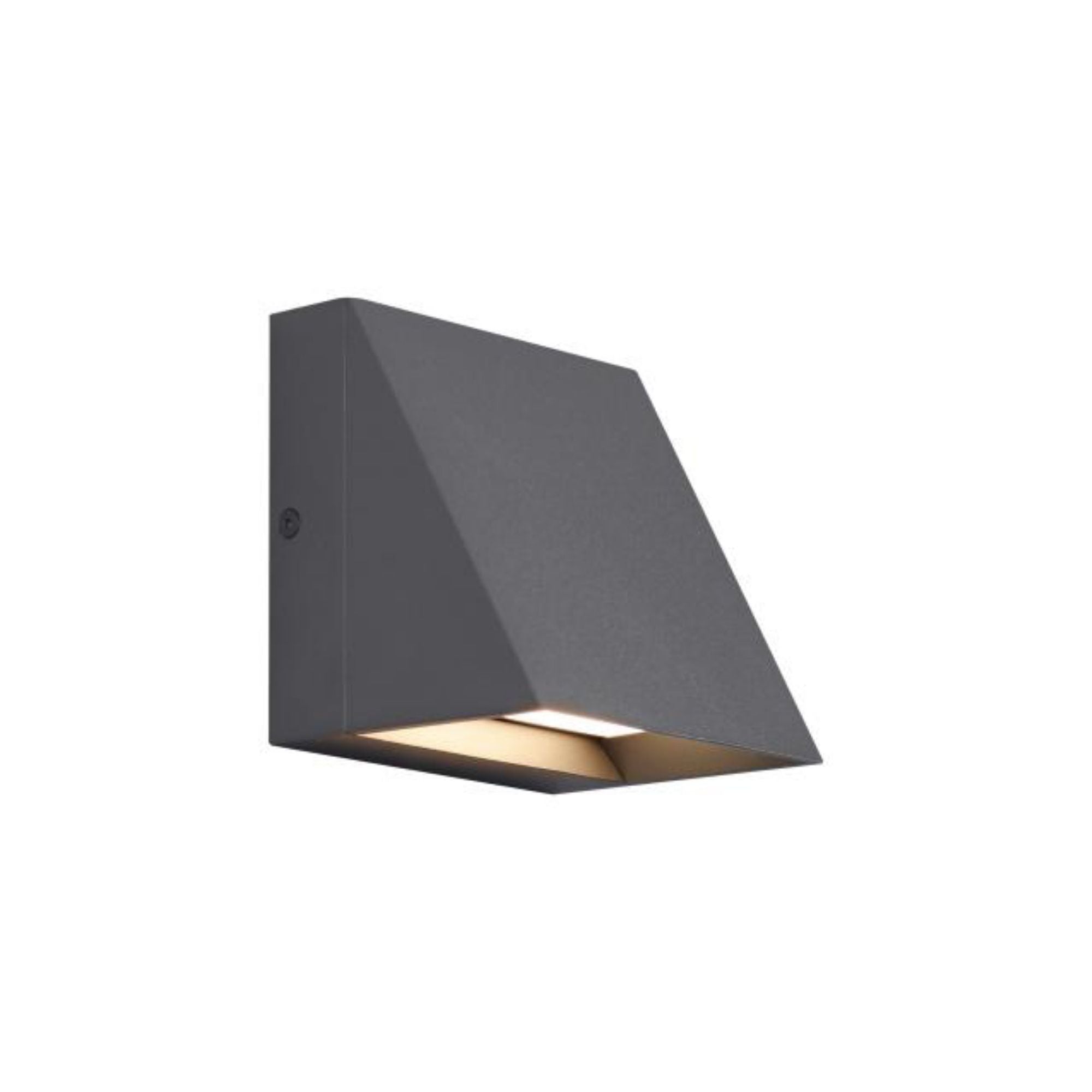 Pitch Single Outdoor Wall Outdoor 1-Light LED 2700K Charcoal by Sean Lavin