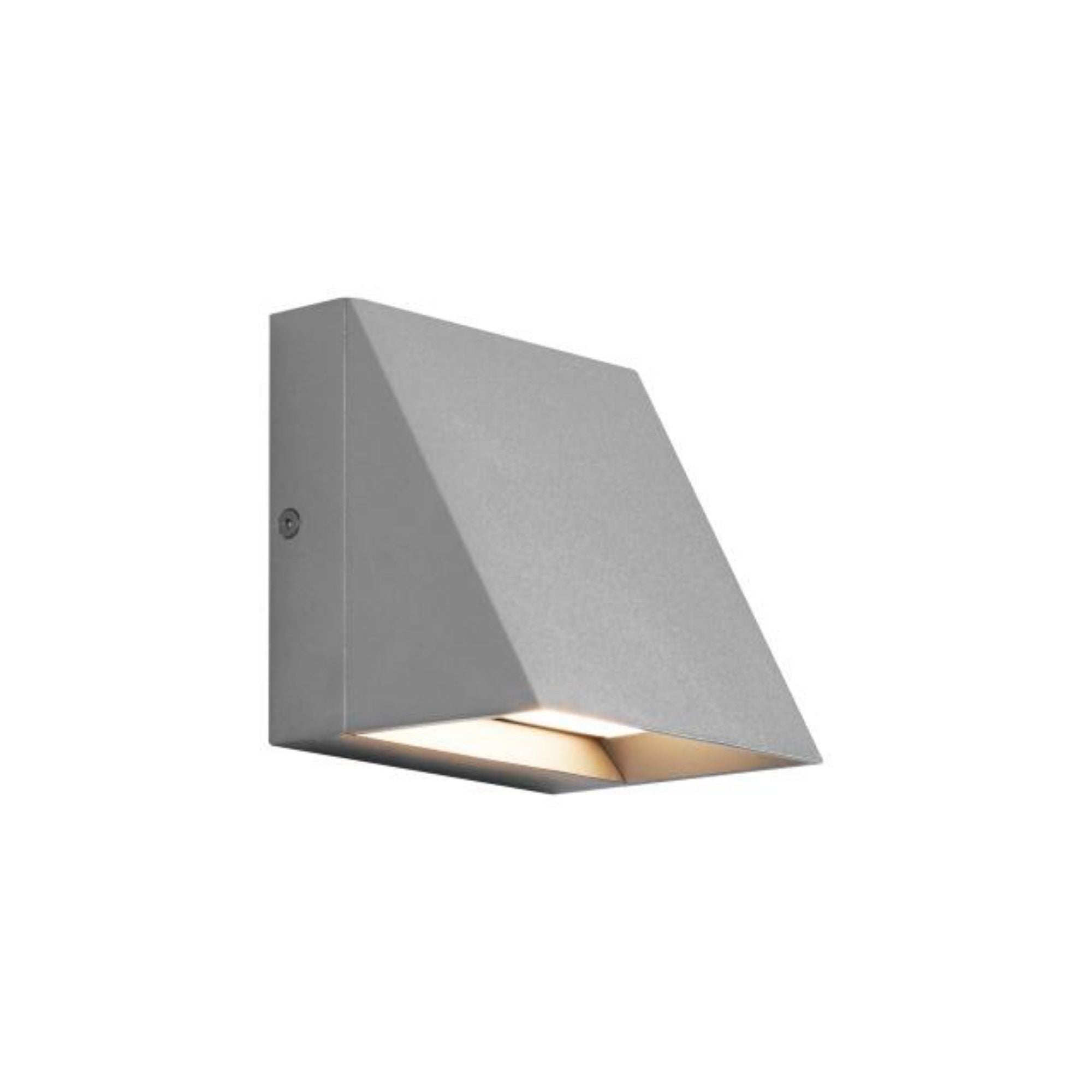 Pitch Single Outdoor Wall Outdoor 1-Light LED 2700K Silver by Sean Lavin