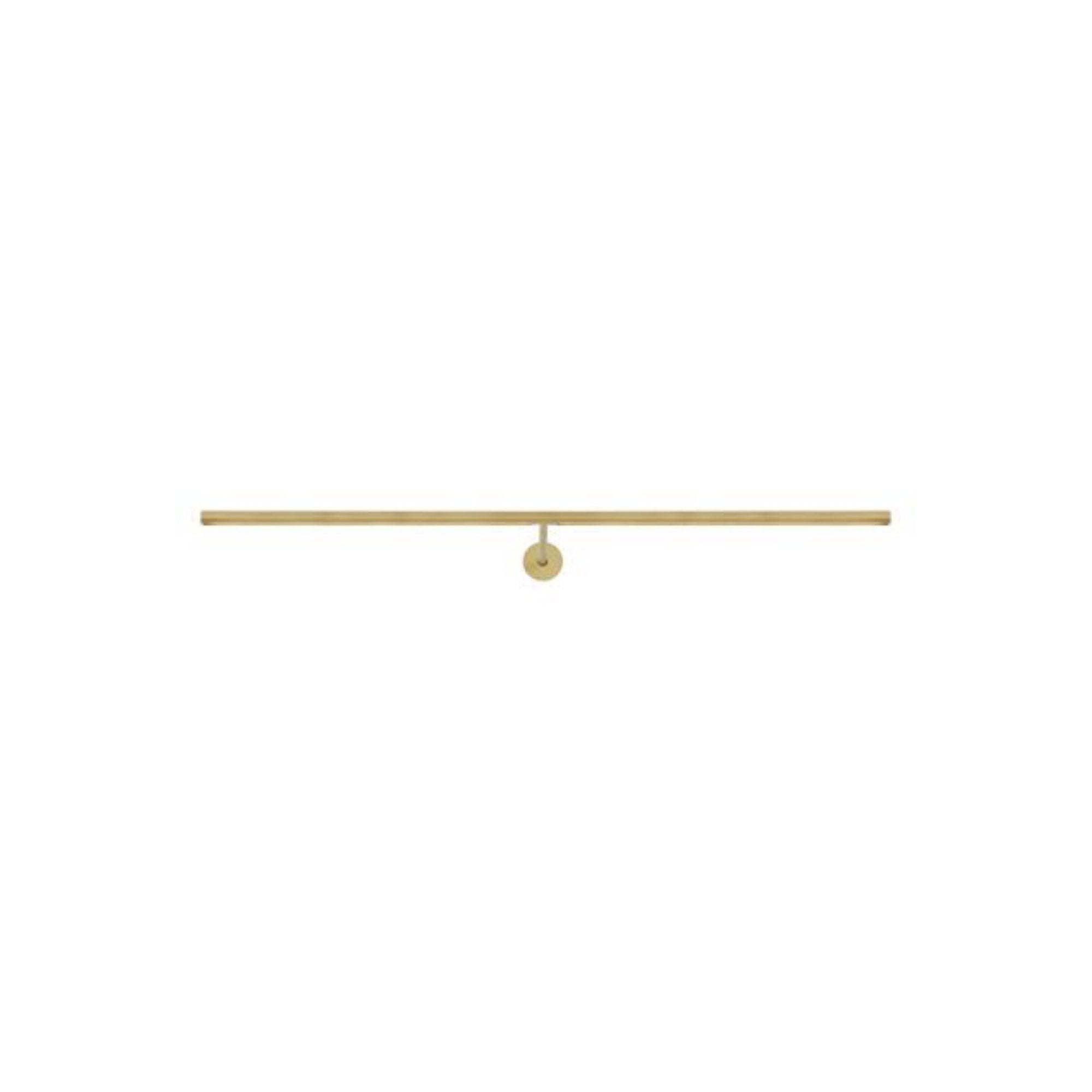Plural Faceted 30 Picture Light Wall Collection 1-Light LED 2700K Natural Brass by Sean Lavin