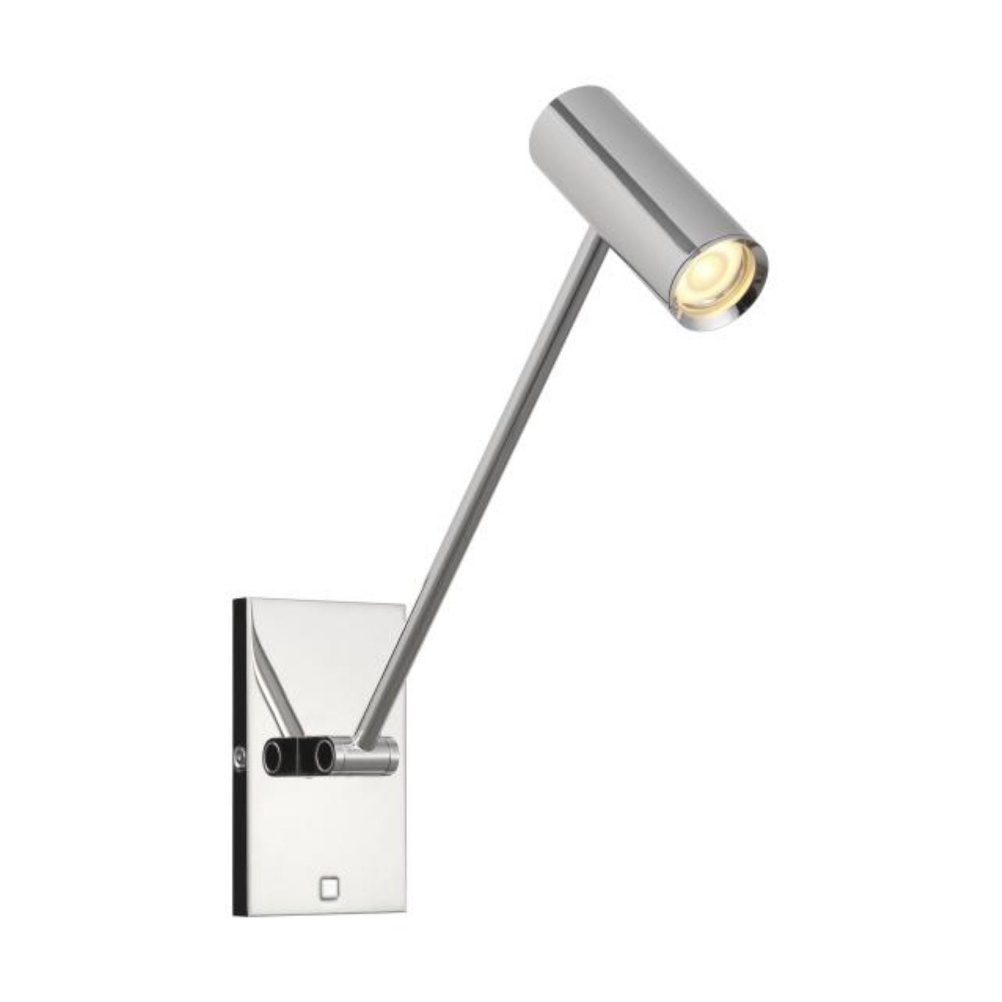 Ponte Small Task Sconce Wall Collection 1-Light 3000K Polished Nickel by Sean Lavin