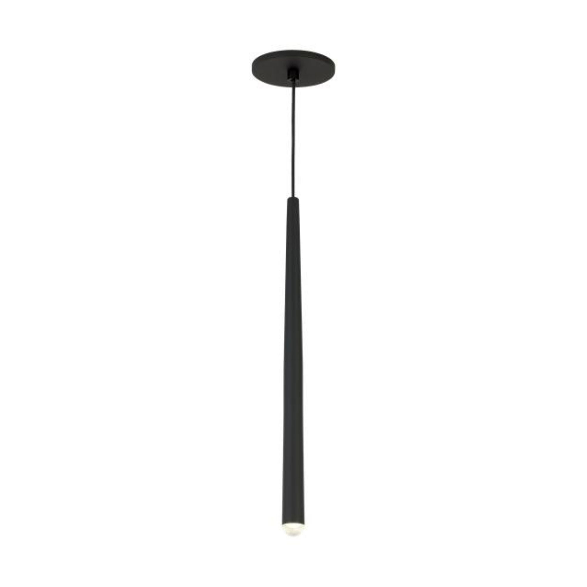 Pylon 1 Light Pendant ESSENCE 1-Light LED 3000K Nightshade Black by Sean Lavin