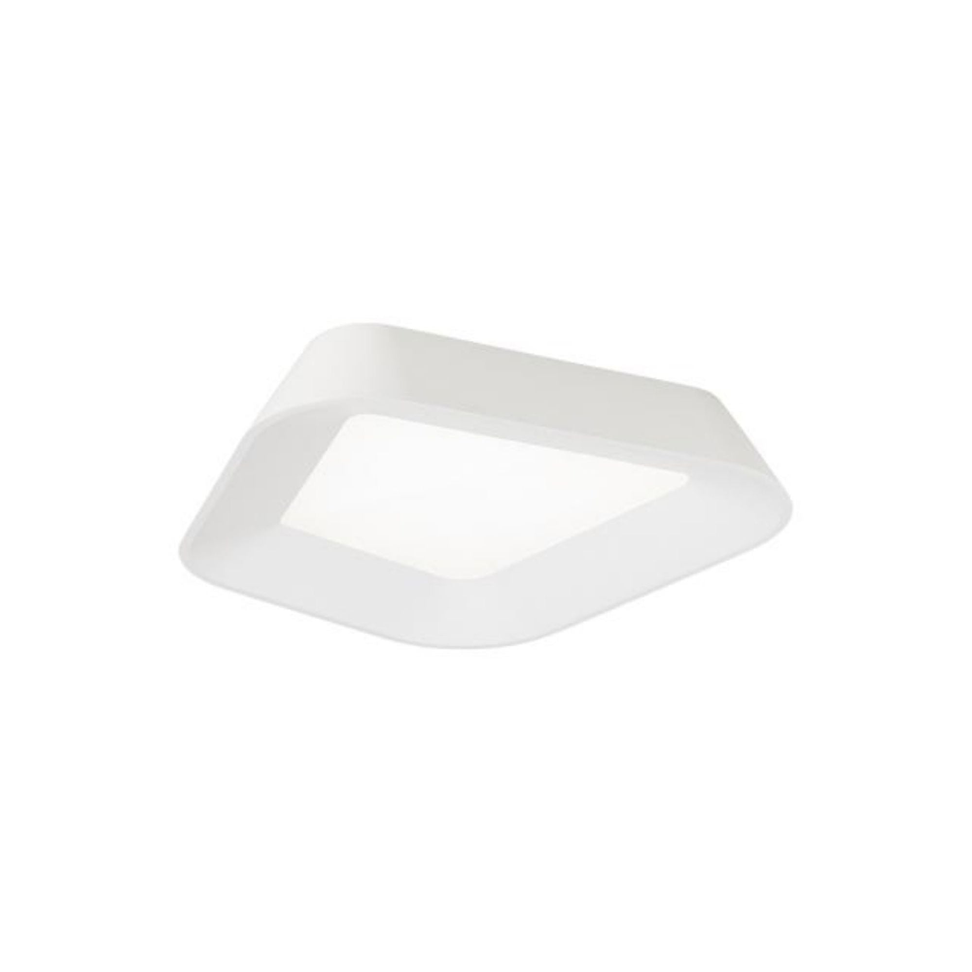 Rhonan Flush Mount Flush & Semi-Flush Mount 1-Light LED 3000K Matte White / White by Sean Lavin