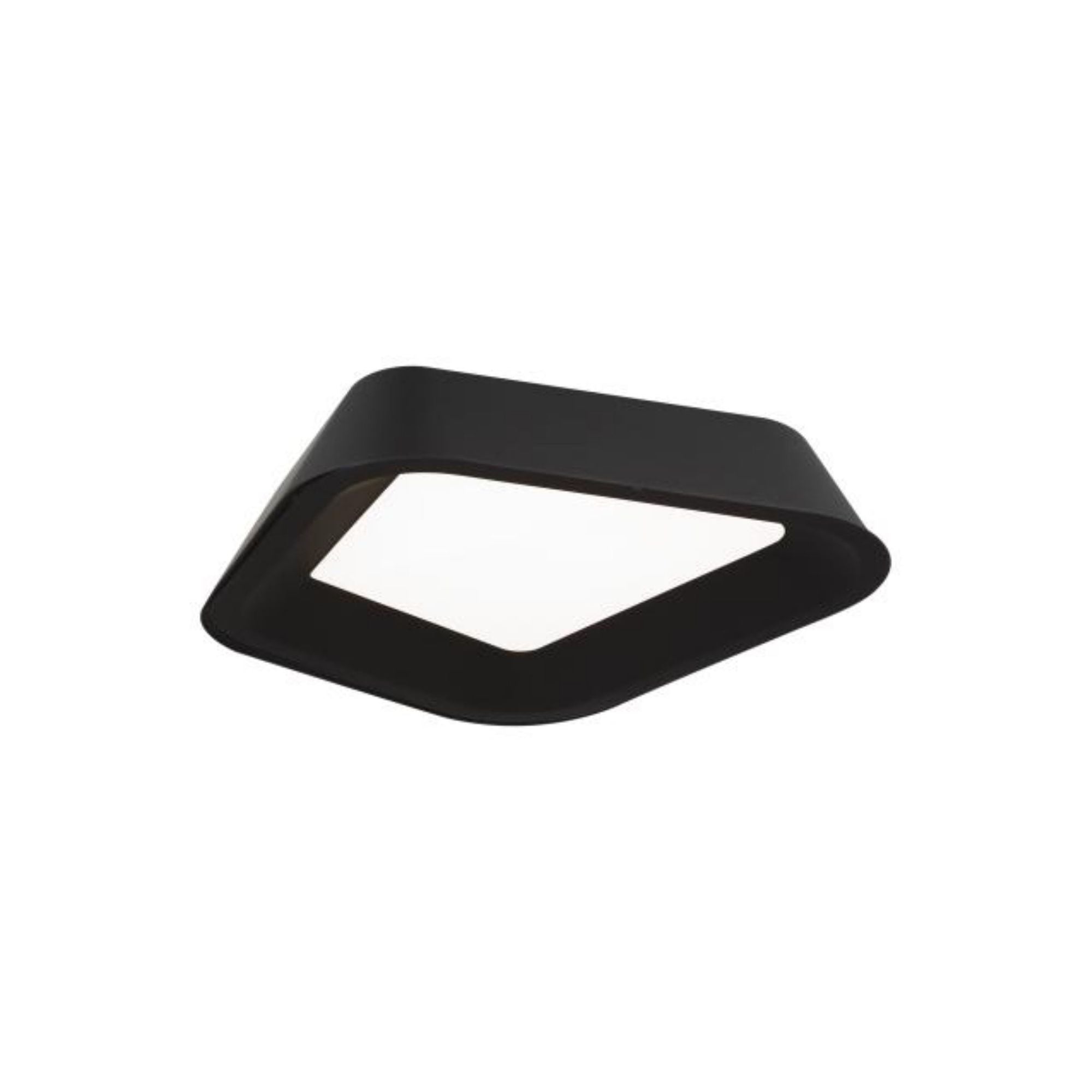 Rhonan Flush Mount Flush & Semi-Flush Mount 1-Light LED 3000K Nightshade Black by Sean Lavin