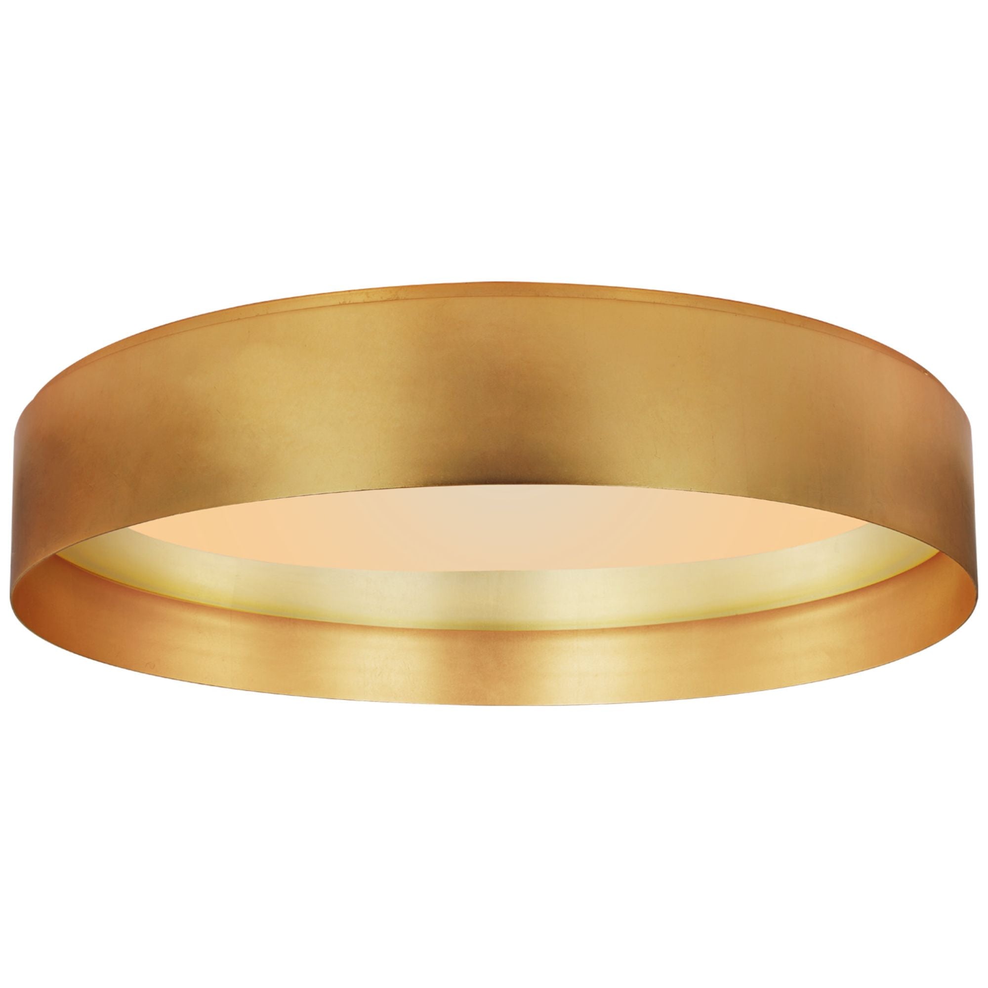 Visual Comfort Shaw Grande Flush Mount in Gild Ceiling Light W30" x H5.75"