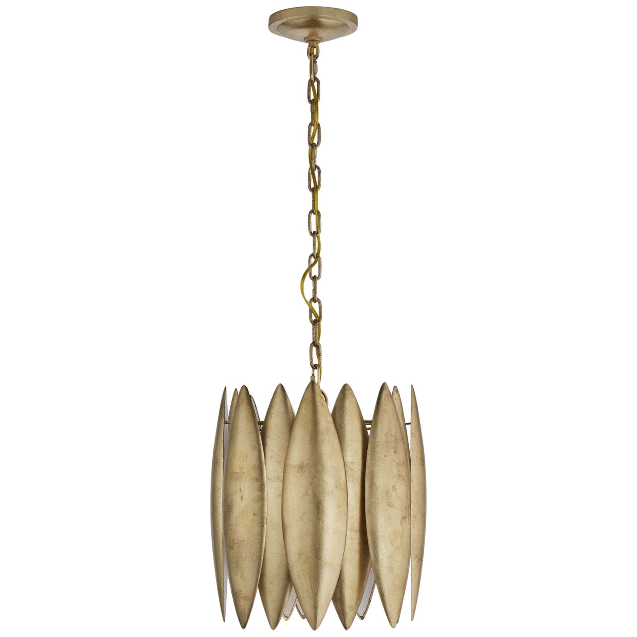 Barry Goralnick Hatton Small Chandelier in Gild Ceiling Light W14.75" x H16"