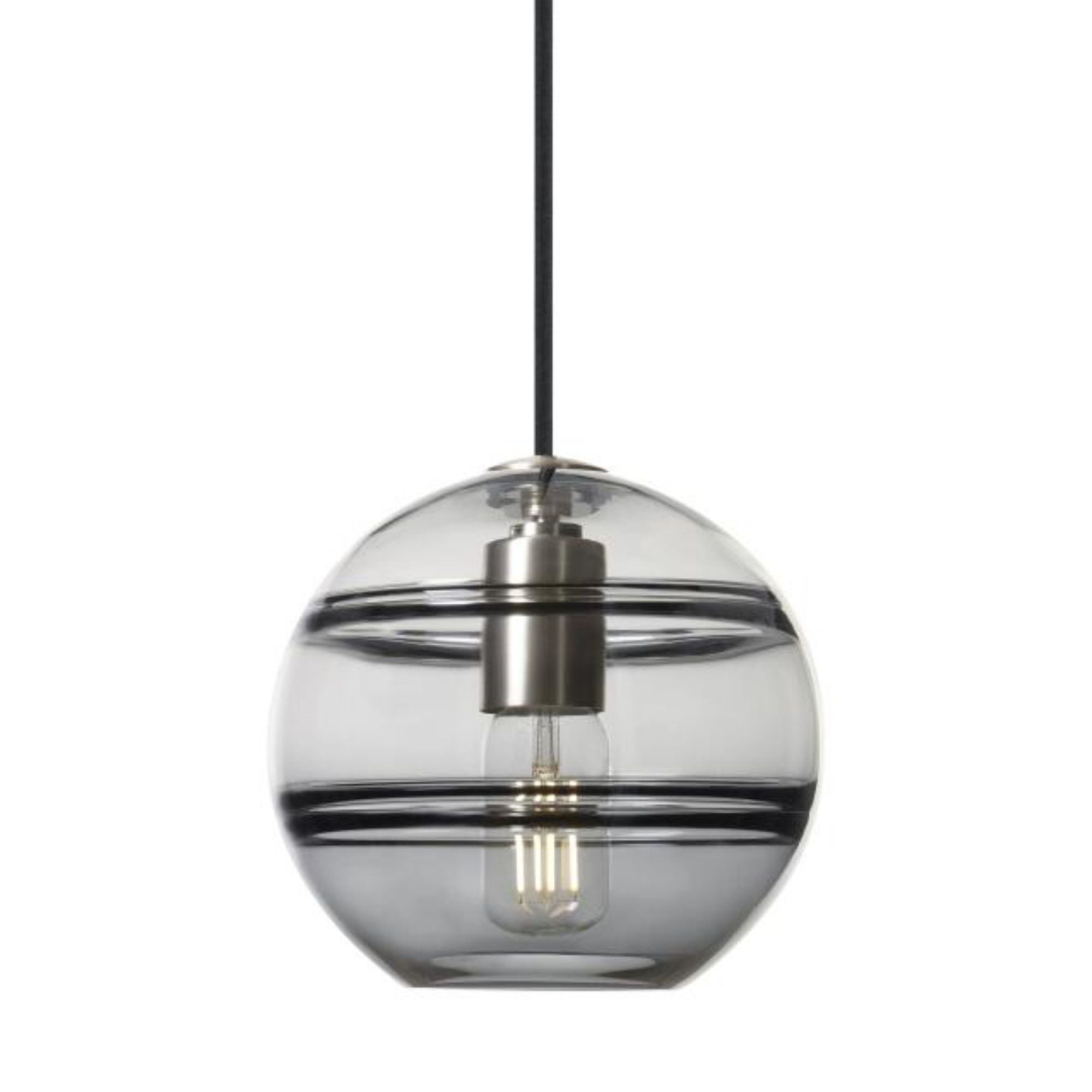Sedona Medium Pendant Line-Voltage Pendants/Suspension 1-Light Satin Nickel by Sean Lavin