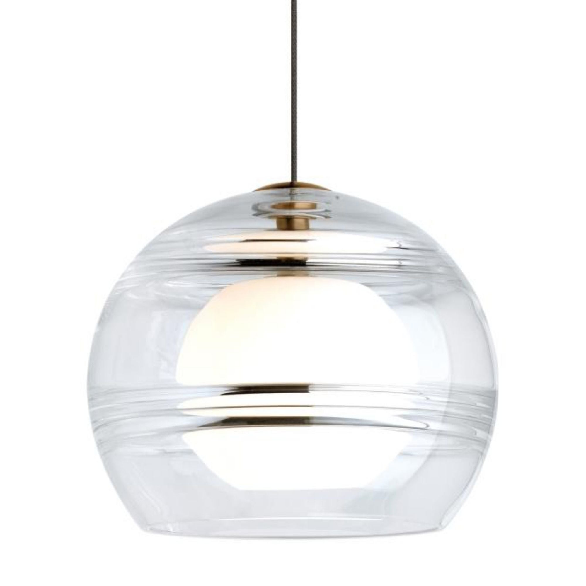 Sedona Pendant FreeJack 1-Light Halogen 3000K Aged Brass by Sean Lavin