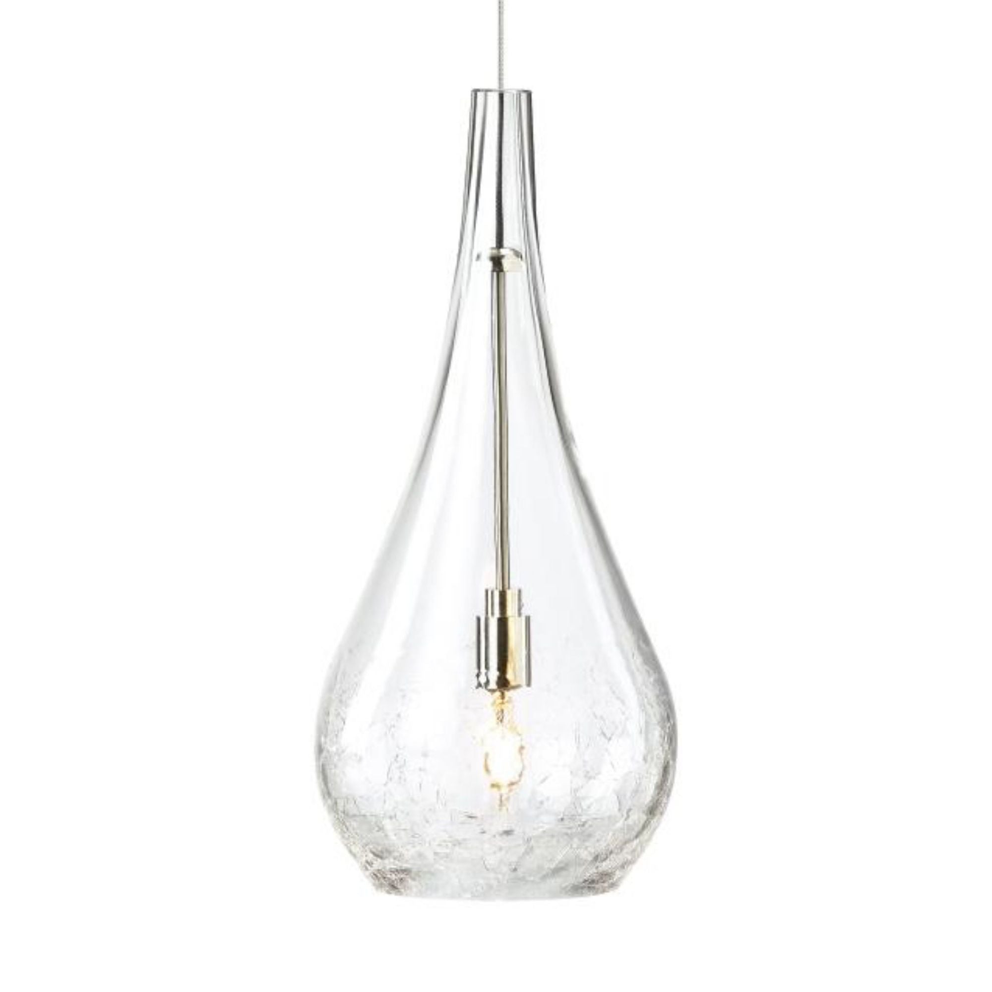 Seguro Pendant FreeJack 1-Light Xenon 3000K Satin Nickel by Sean Lavin