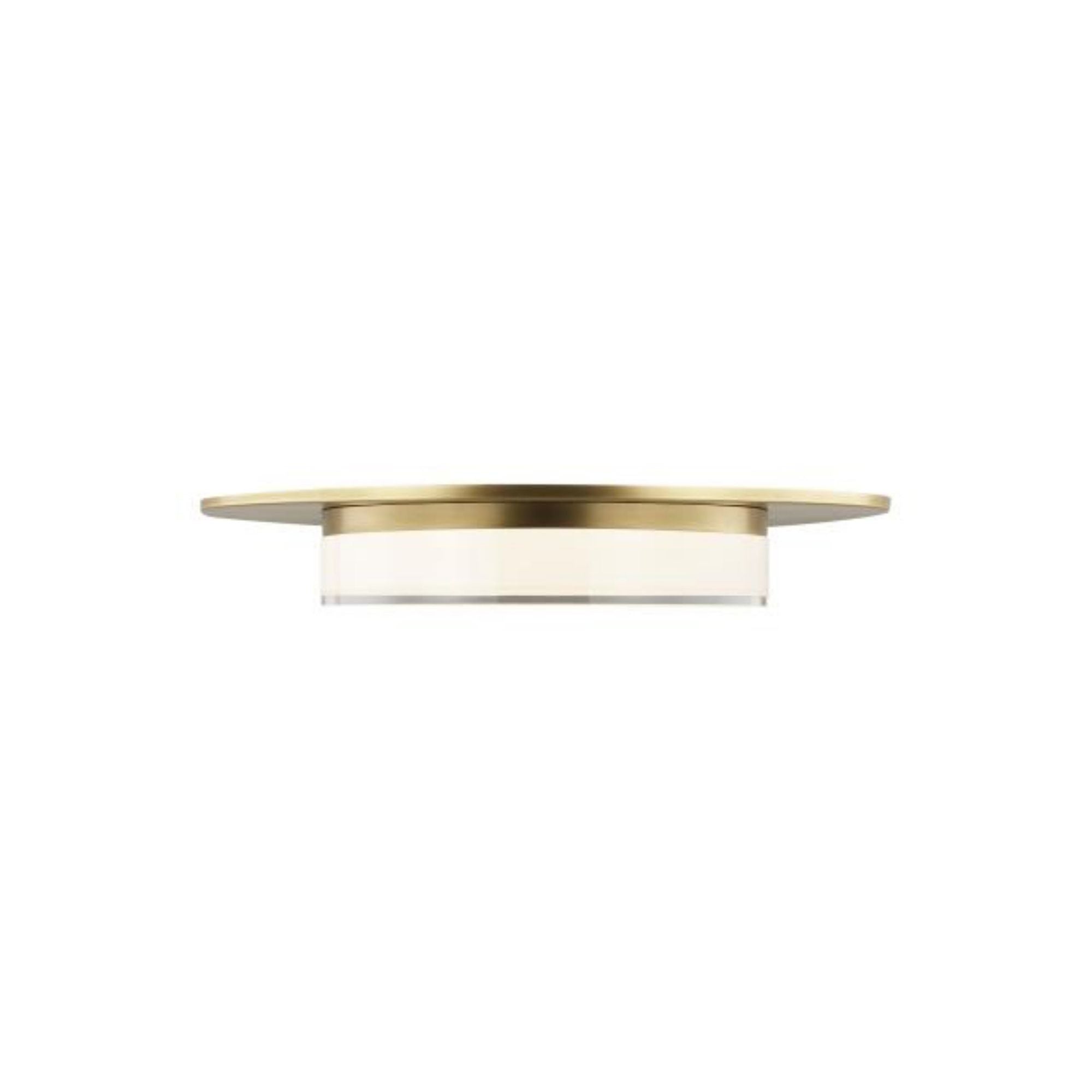 Sen 17 Flush Mount Flush & Semi-Flush Mount 1-Light LED 2700K Natural Brass by Sean Lavin