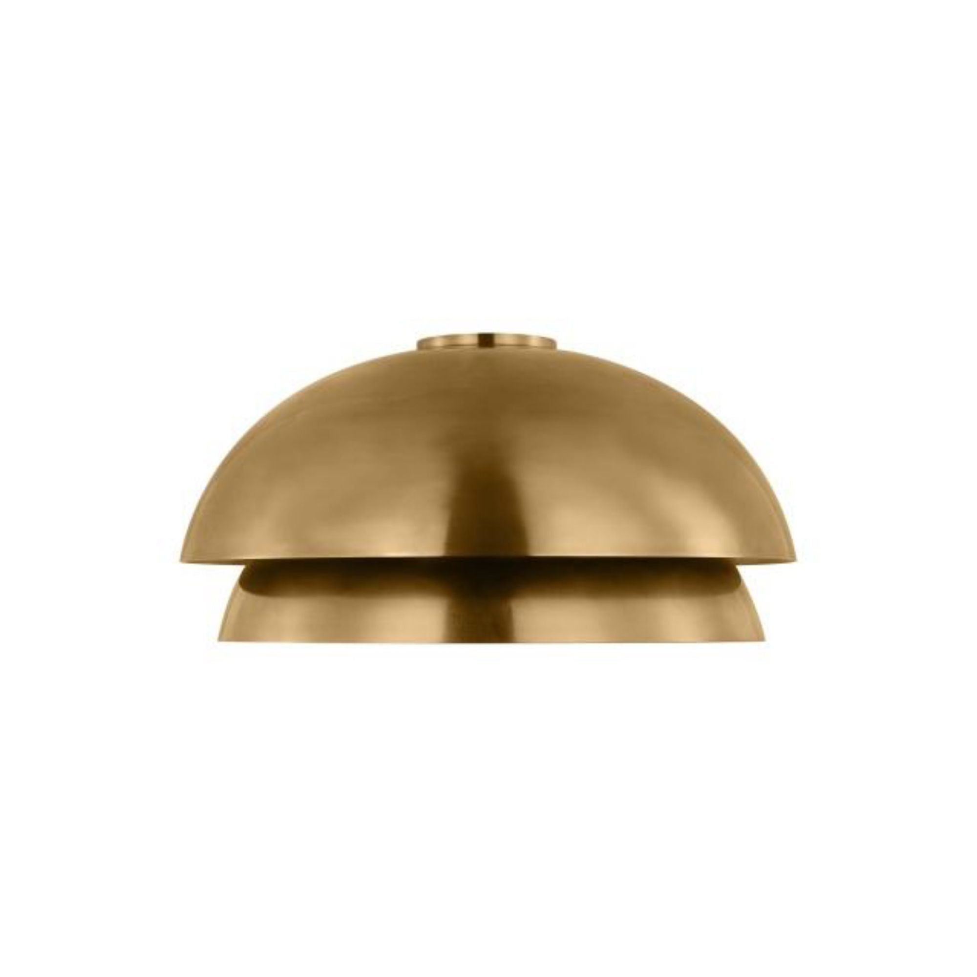 Shanti Large Flush Flush & Semi-Flush Mount 1-Light 2700K Natural Brass by Sean Lavin