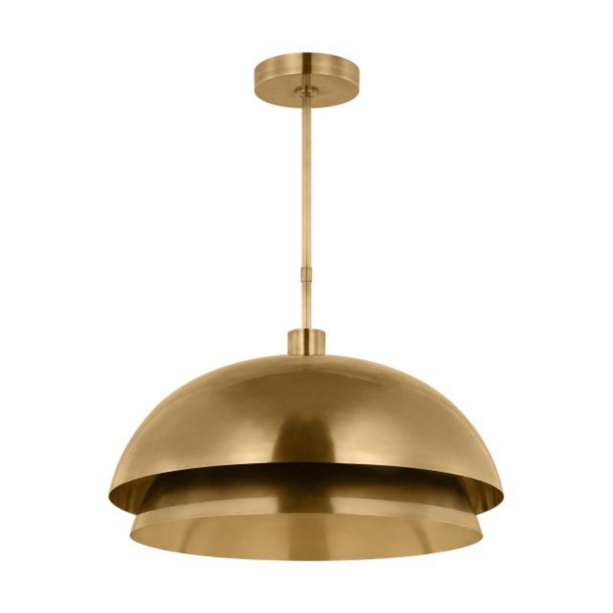 Shanti X-Large Pendant Line-Voltage Pendants/Suspension 1-Light 2700K Polished Nickel by Sean Lavin