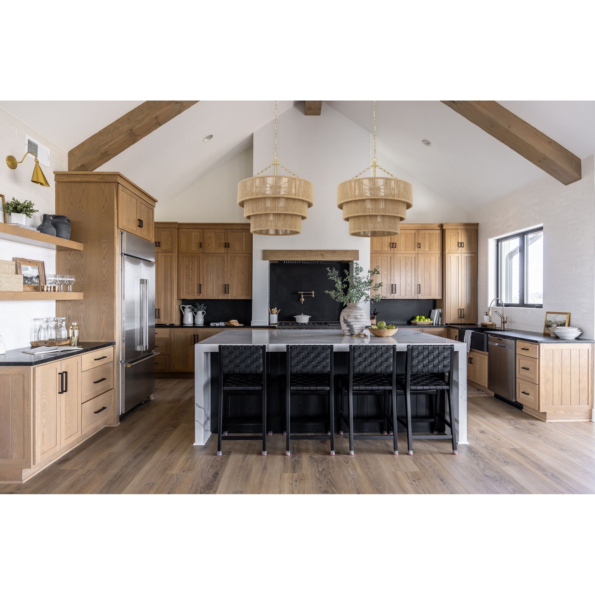 Shyla 24'' Soft Gold Chandelier Tan 24"W x 25.5"H x 24"D