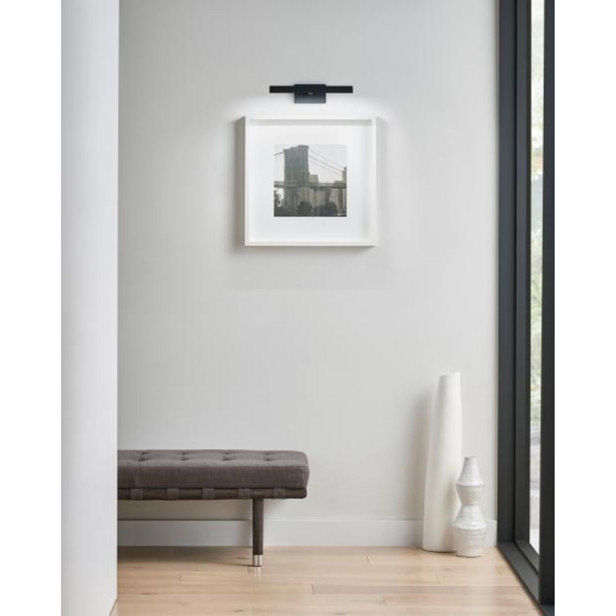 Dessau 12 Picture Light Wall Collection 1-Light LED 3000K Dark Bronze by Sean Lavin