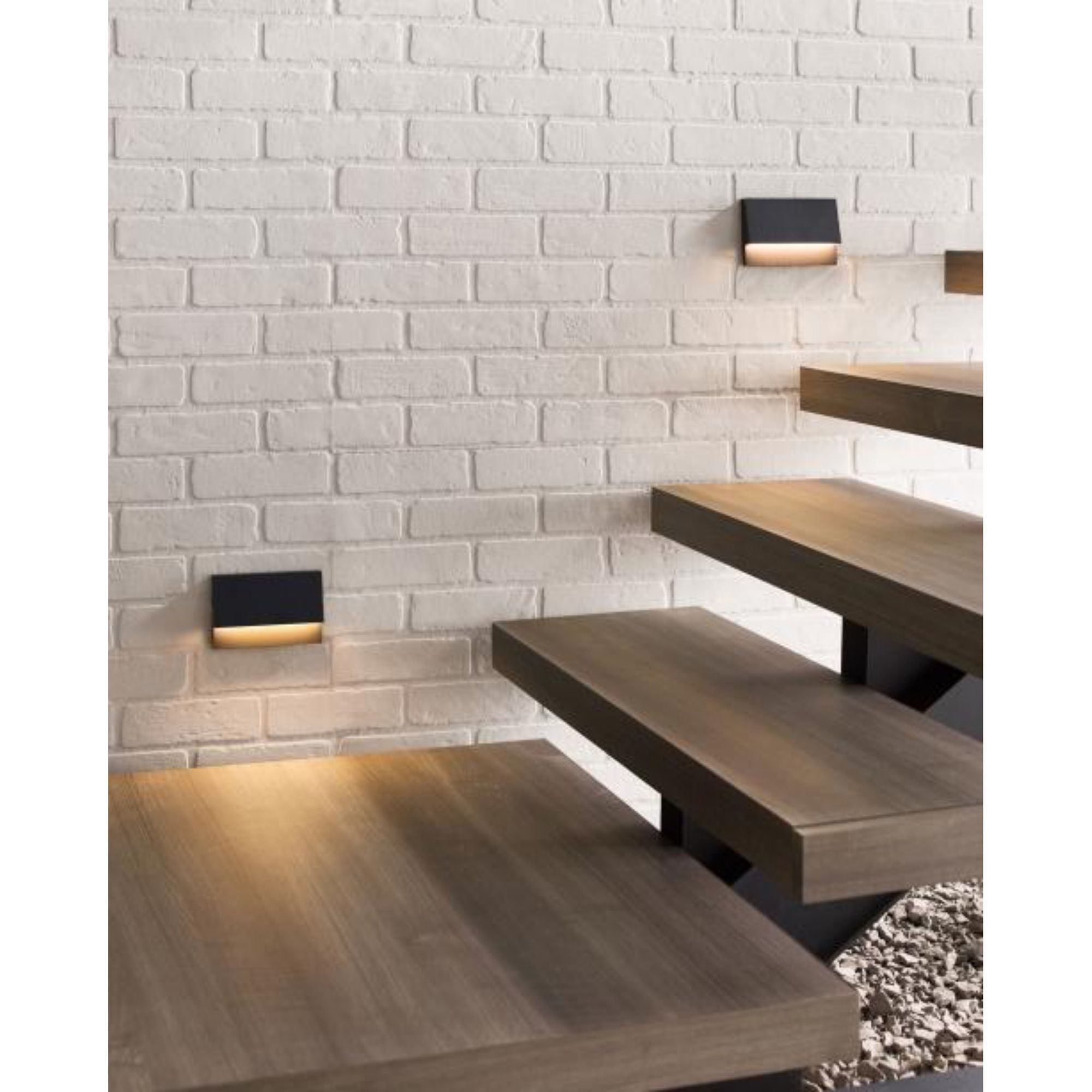 Krysen Outdoor Wall/Step Light Outdoor 1-Light LED 2700K/3000K Selectable Black by Sean Lavin