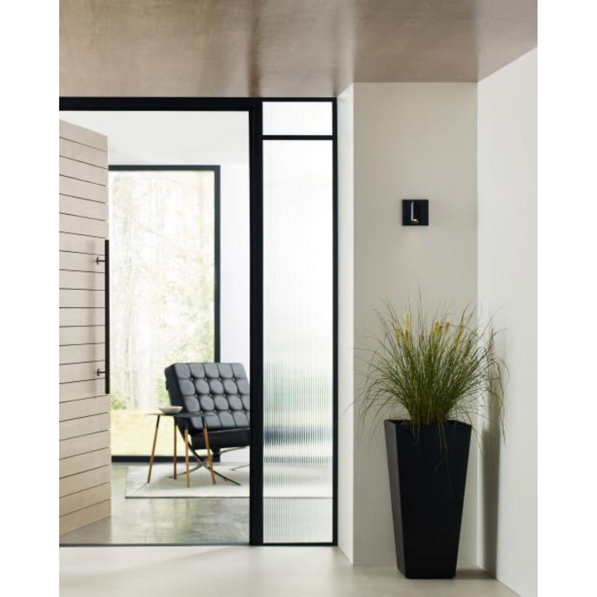 Ponte 5 Outdoor Wall 1-Light LED 3000K Black by Sean Lavin