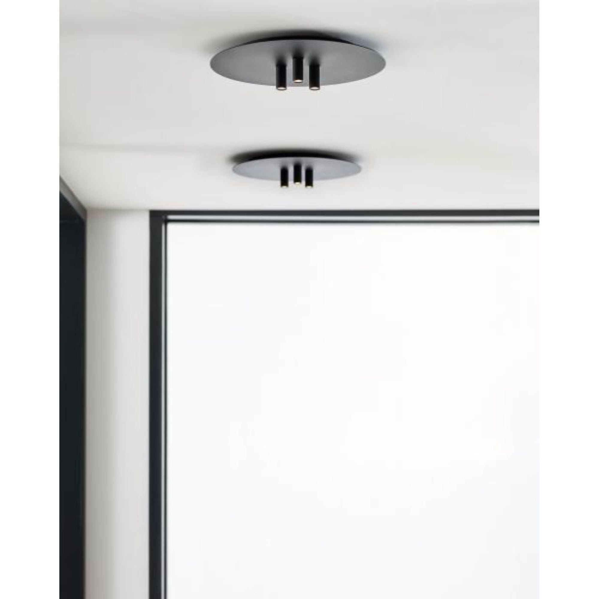 Ponte 16 Flush Mount Flush & Semi-Flush Mount 1-Light LED 3000K Natural Brass by Sean Lavin