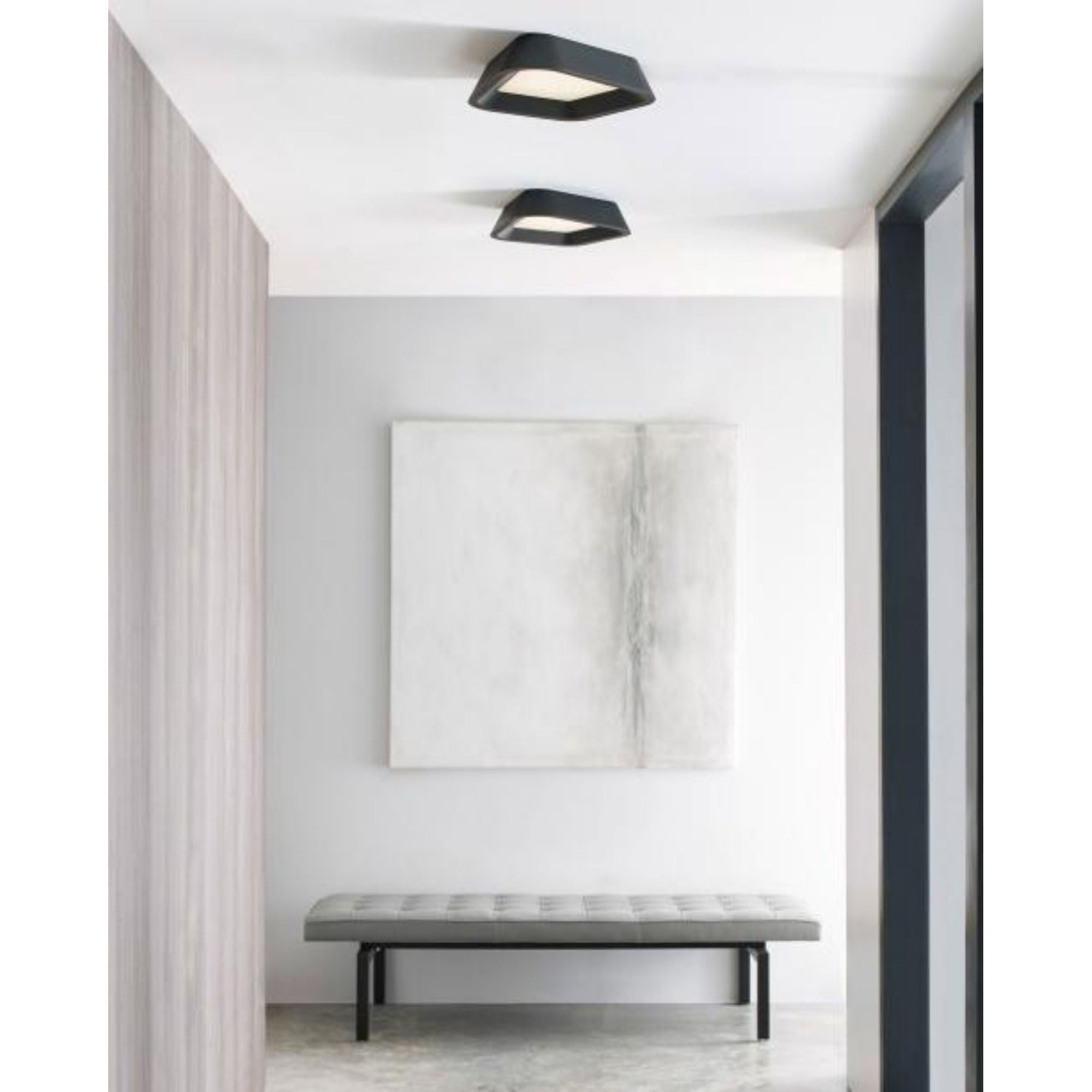 Rhonan Flush Mount Flush & Semi-Flush Mount 1-Light LED 3000K Plated Brass by Sean Lavin