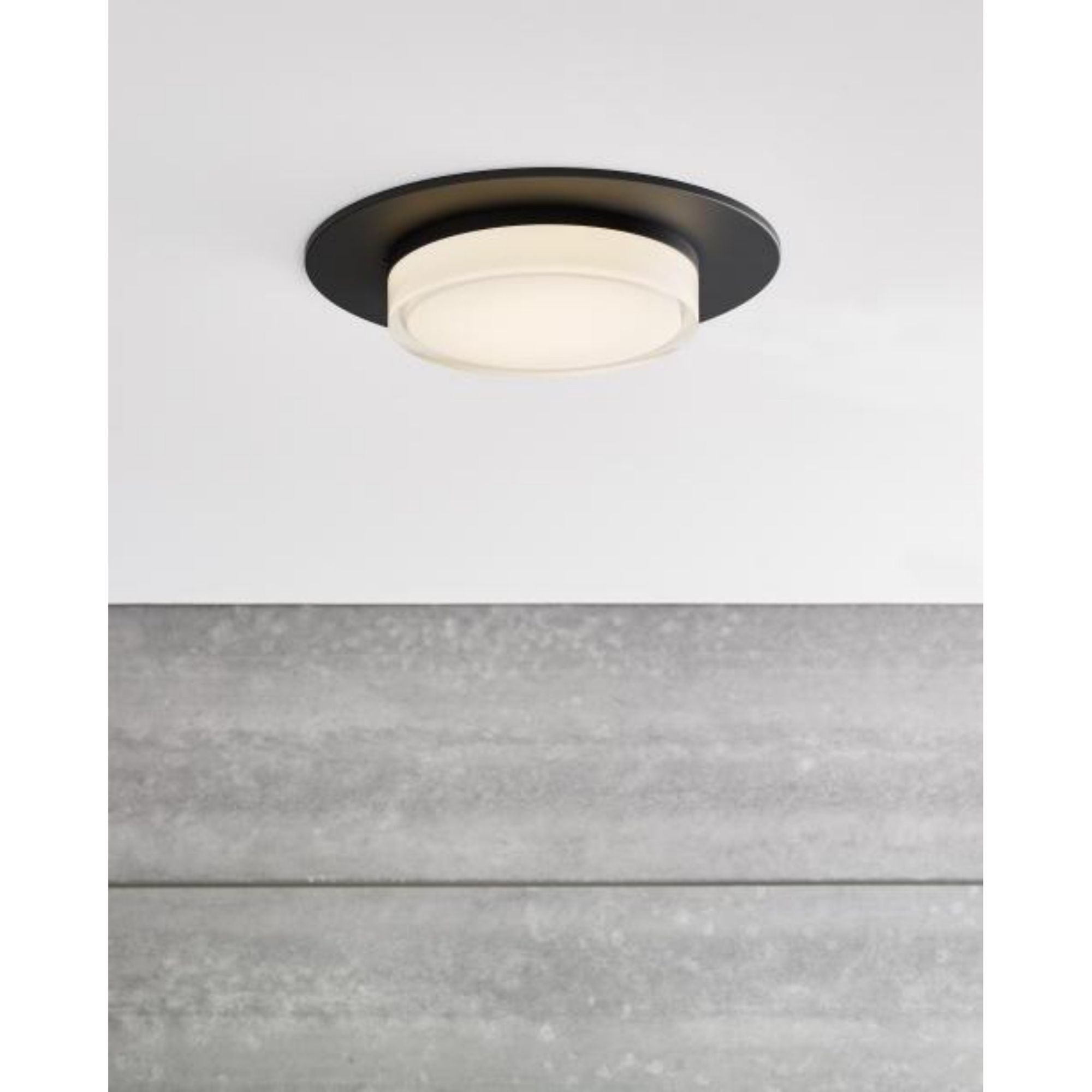 Sen 17 Flush Mount Flush & Semi-Flush Mount 1-Light LED 2700K Nightshade Black by Sean Lavin