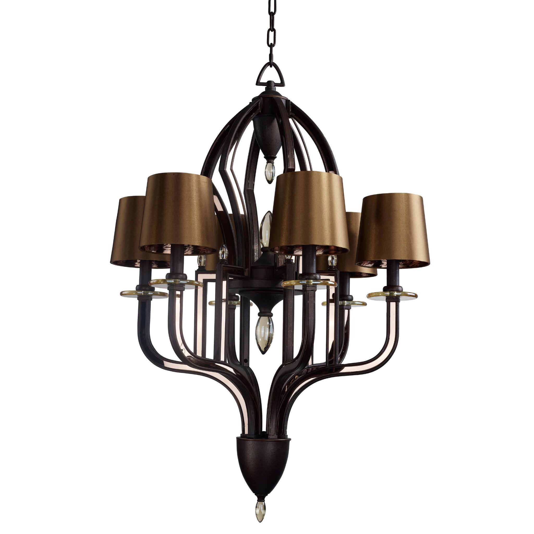 Studio M SM23336CLRT Hermitage 6-Light Pendant in Russet