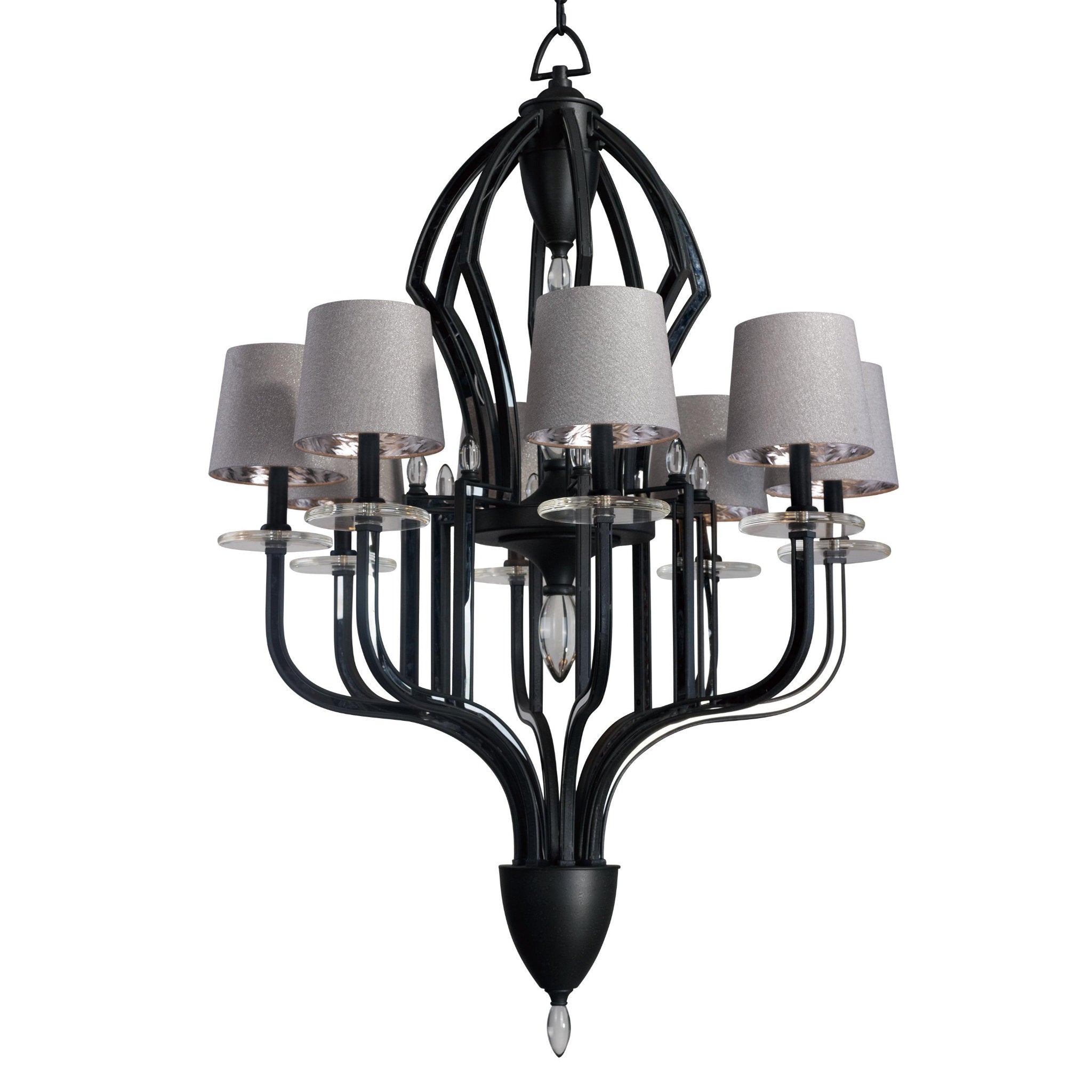 Studio M SM23338MTAR Hermitage 8-Light Pendant in Anthracite