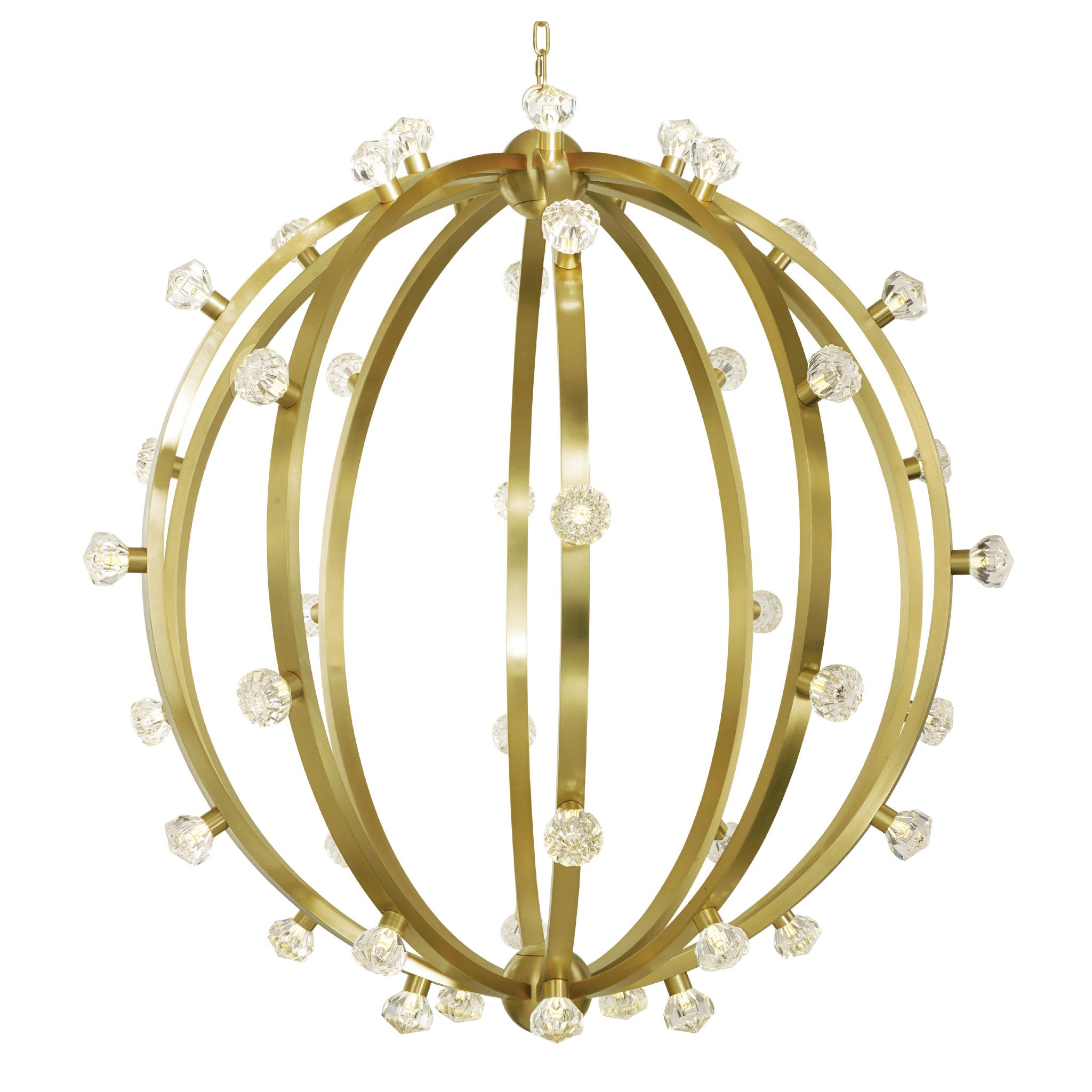 Studio M SM23776BCSBR Norma Jeane Pendant in Satin Brass