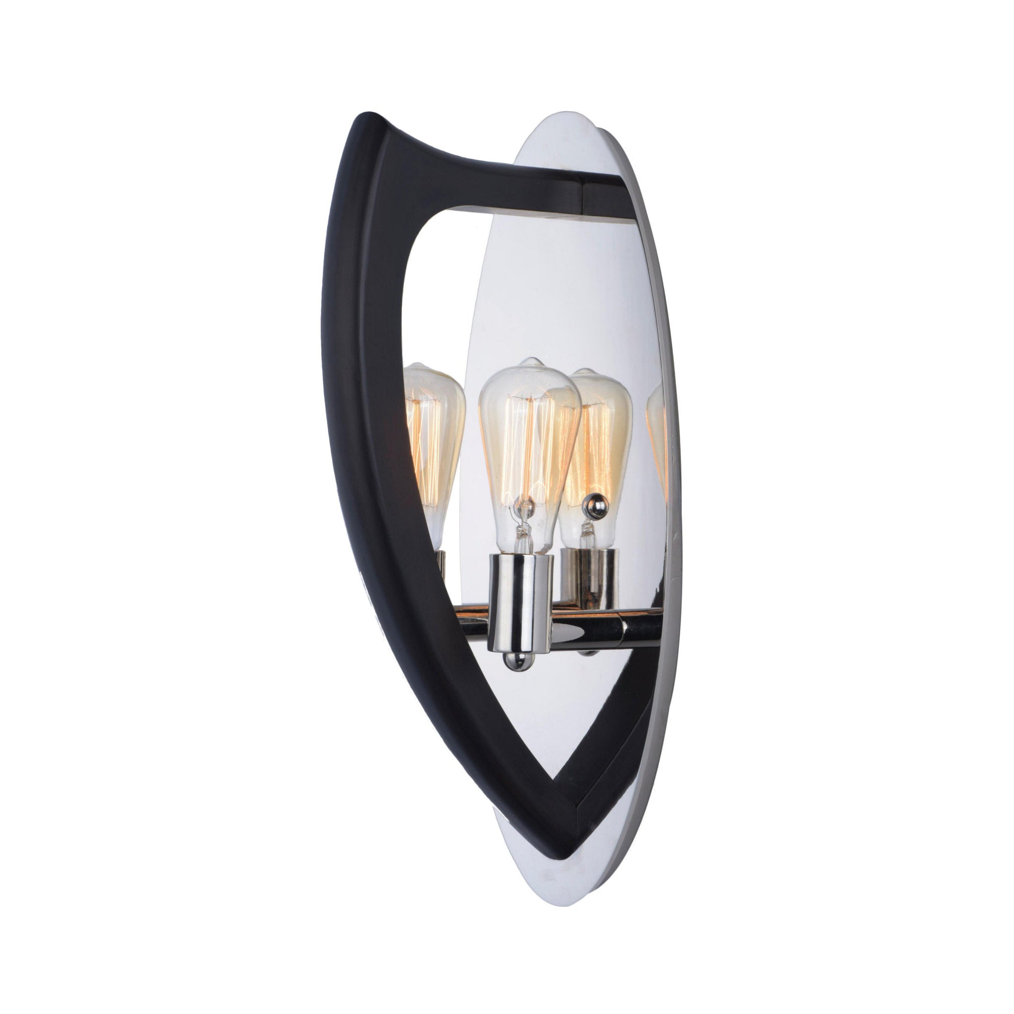 Studio M SM23800WEPN Crescendo 2-Light Wall Sconce in Wenge / Polished Nickel