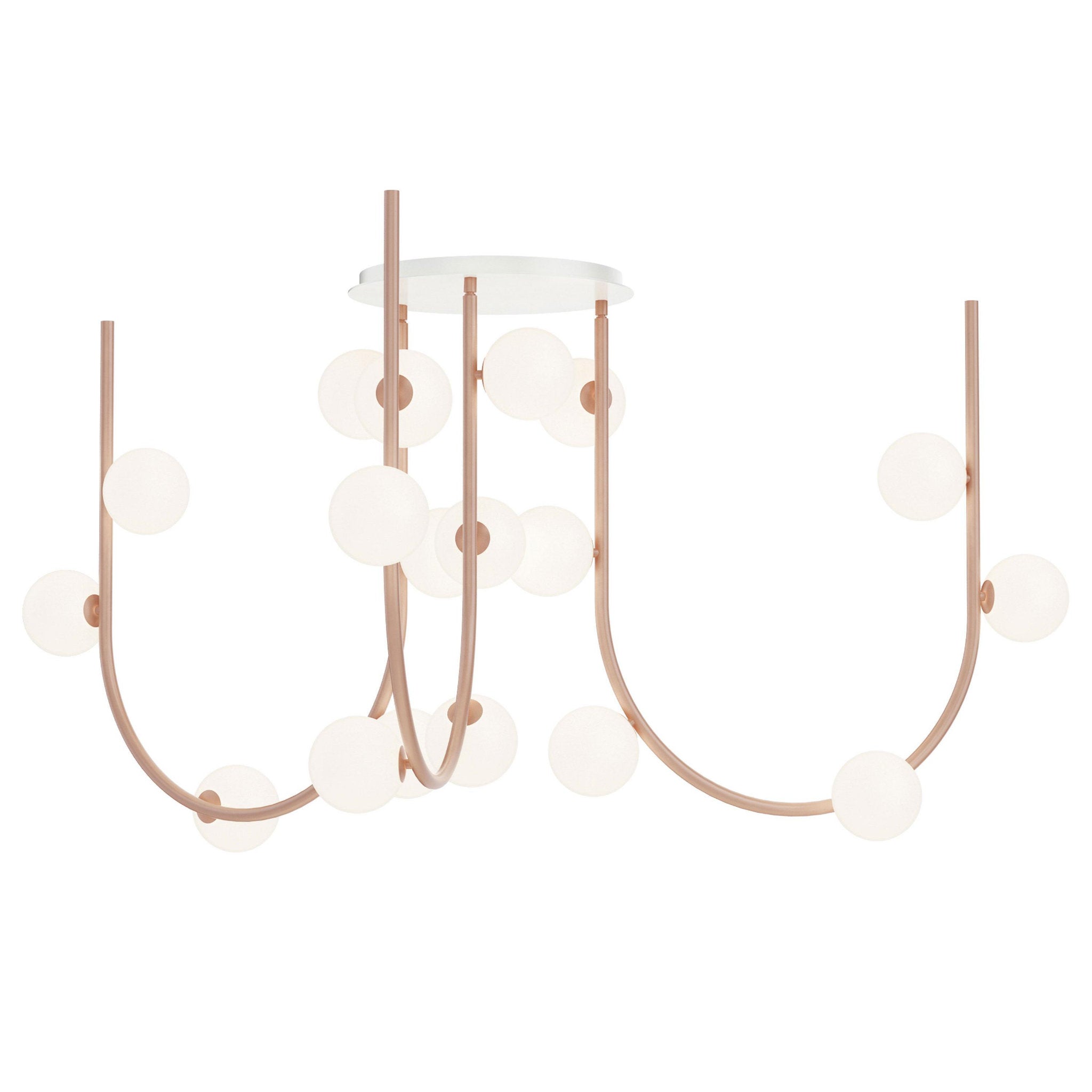 Studio M SM24953PP 15-Light MTO Fixed Pendant - Palazzo Pink