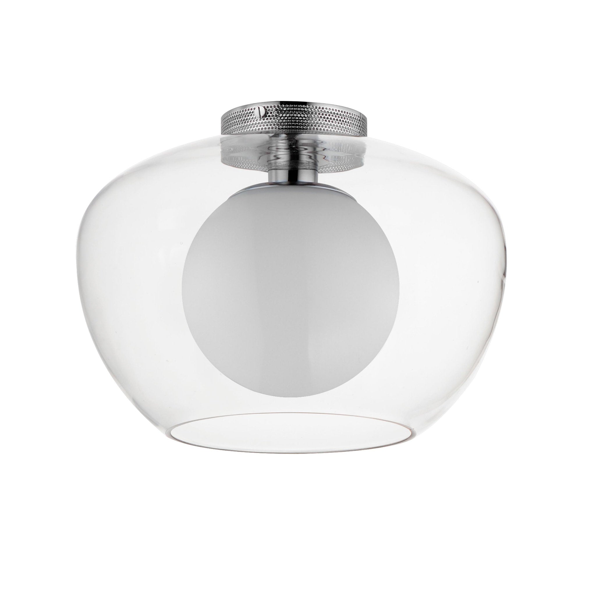 Studio M SM31084CLPC Incognito 14" Surface Mount - Clear/Chrome in Polished Chrome by Mat Sanders