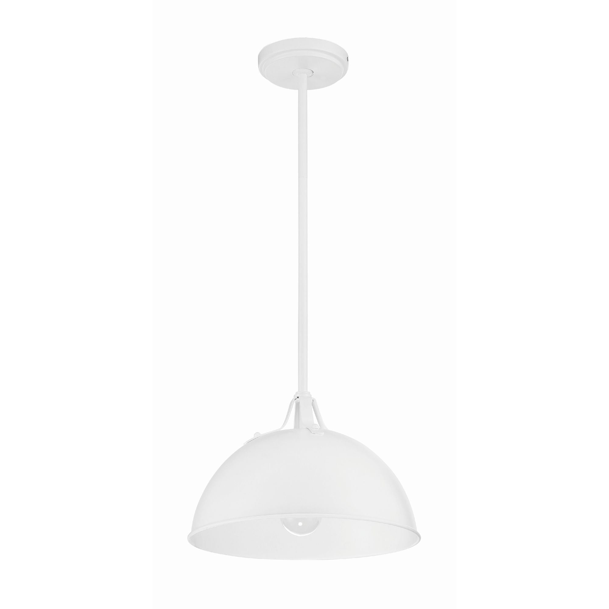Soto 1 Light White Pendant