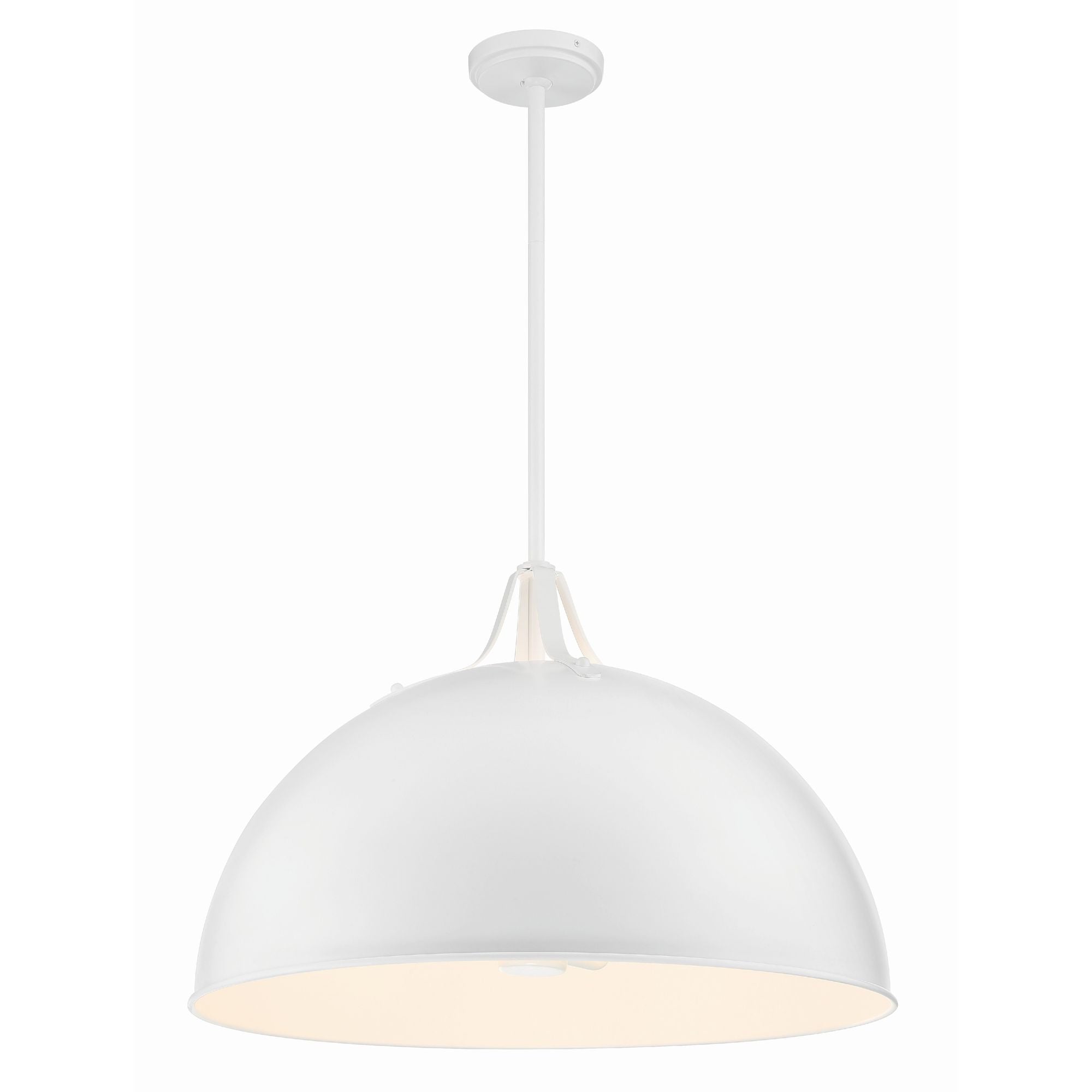Soto 3 Light White Pendant