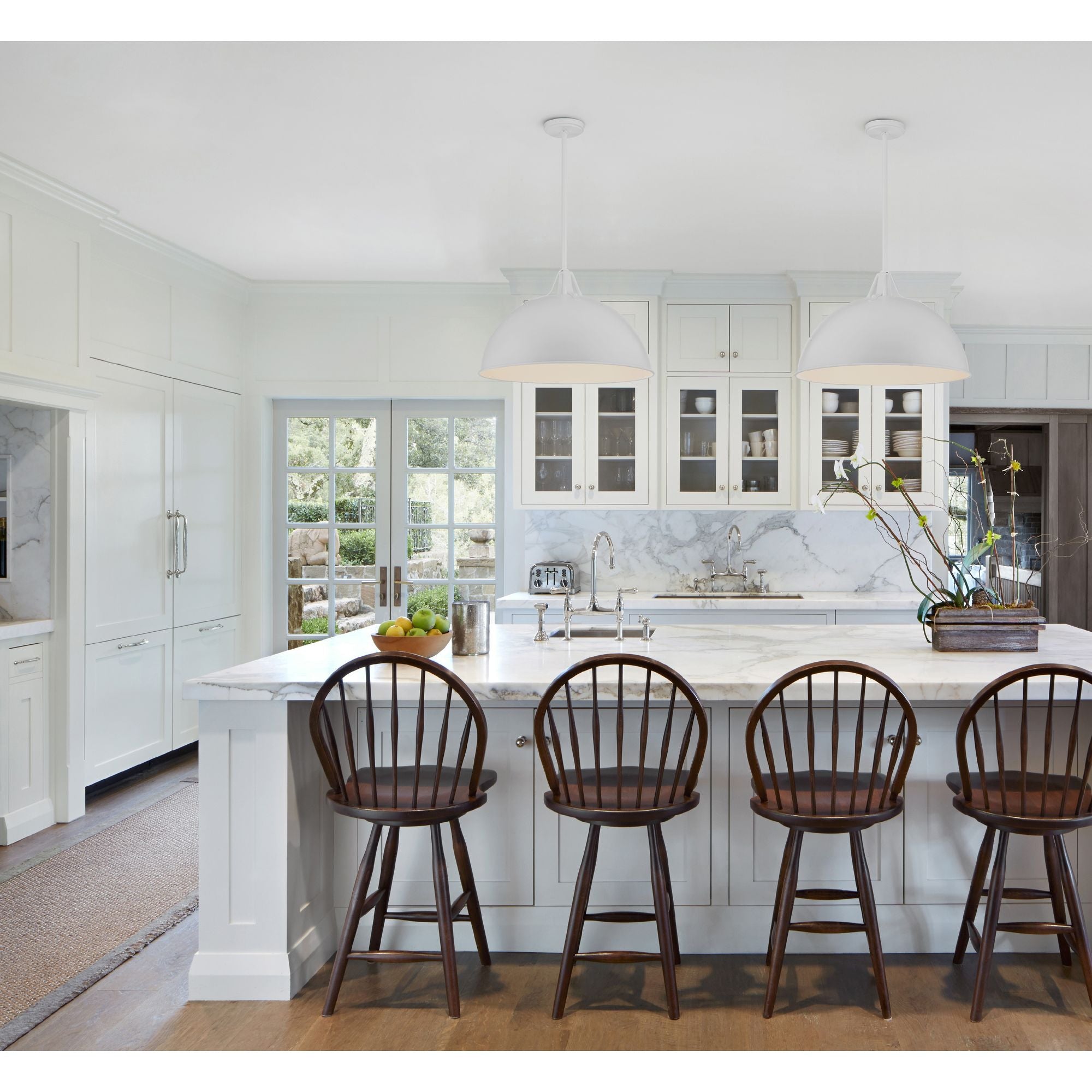 Soto 3 Light White Pendant