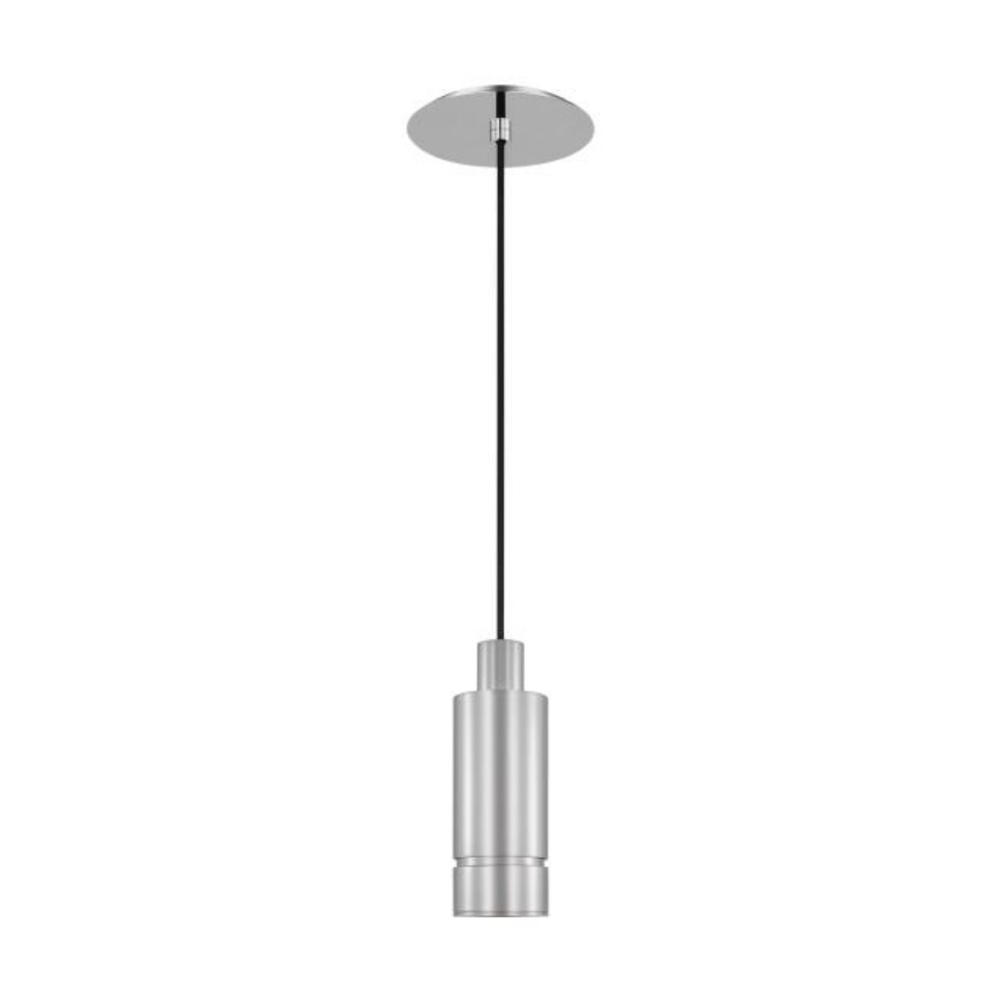 Sottile Small Pendant Line-Voltage Pendants/Suspension 1-Light LED 2700K Polished Stainless Steel by Mick De Giulio
