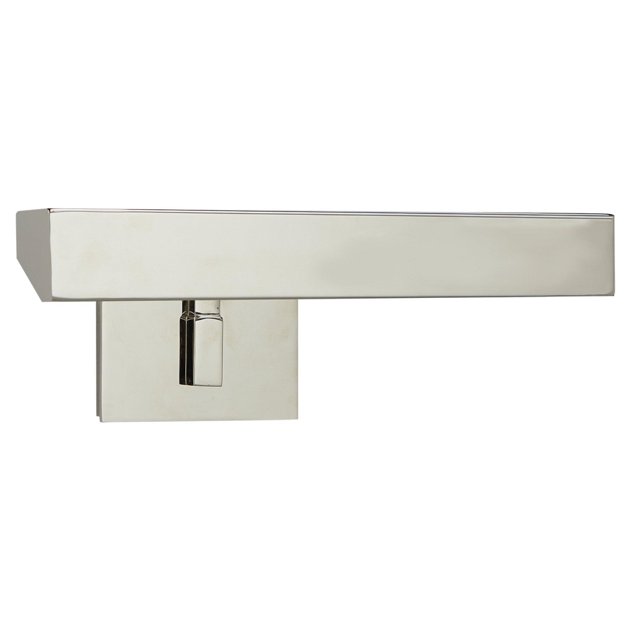 J. Randall Powers McClain 12" Hardwired Picture Light in Polished Nickel Wall Light W12" x H4.5"