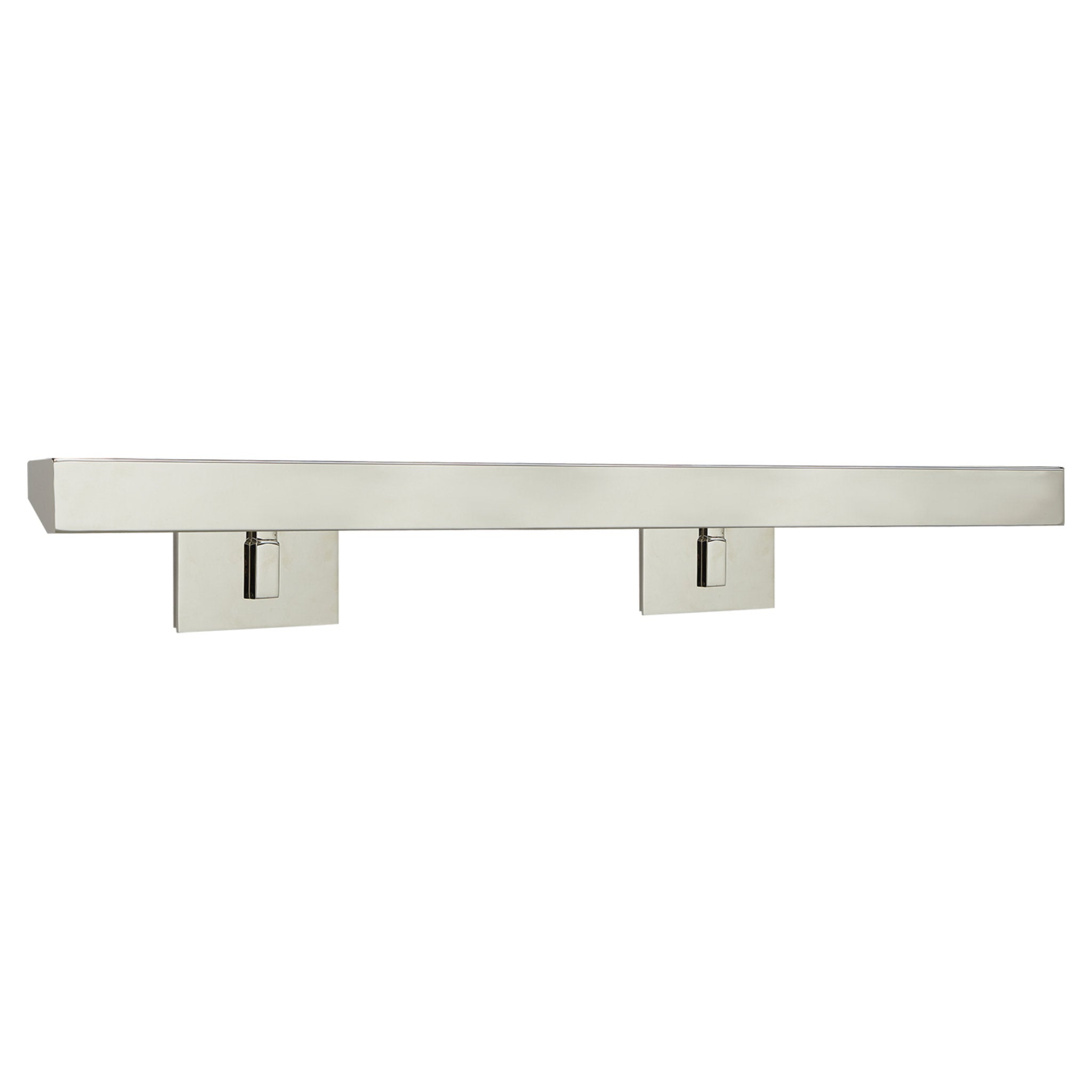 J. Randall Powers McClain 30" Hardwired Picture Light in Polished Nickel Wall Light W30" x H4.5"